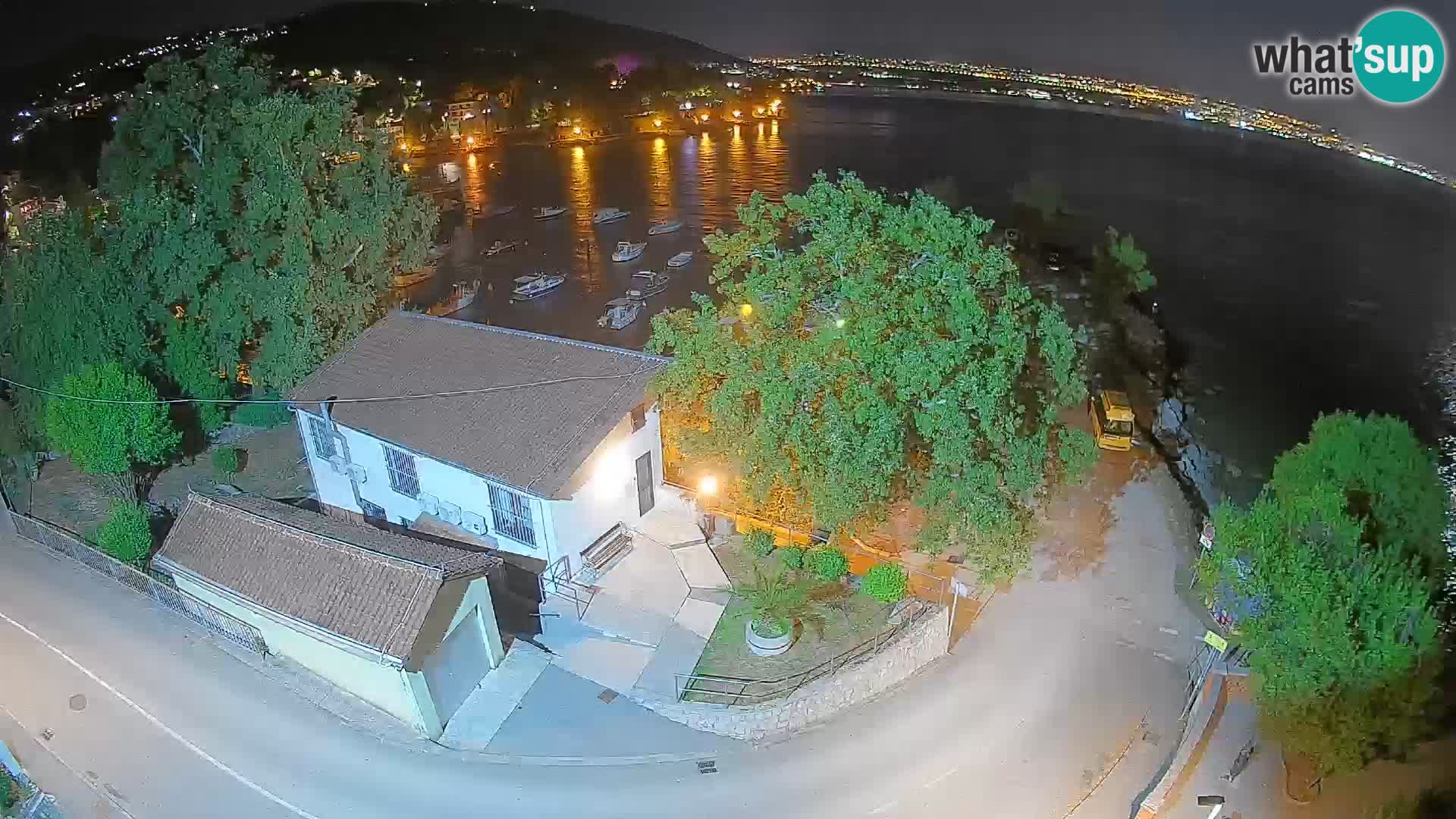 Webcam port d’Ika – Vue en direct et lumières d’Opatija