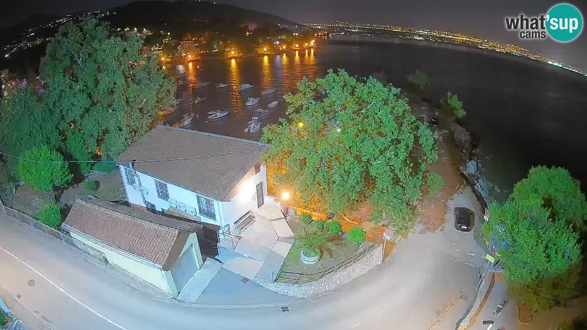 Webcam port d’Ika – Vue en direct et lumières d’Opatija
