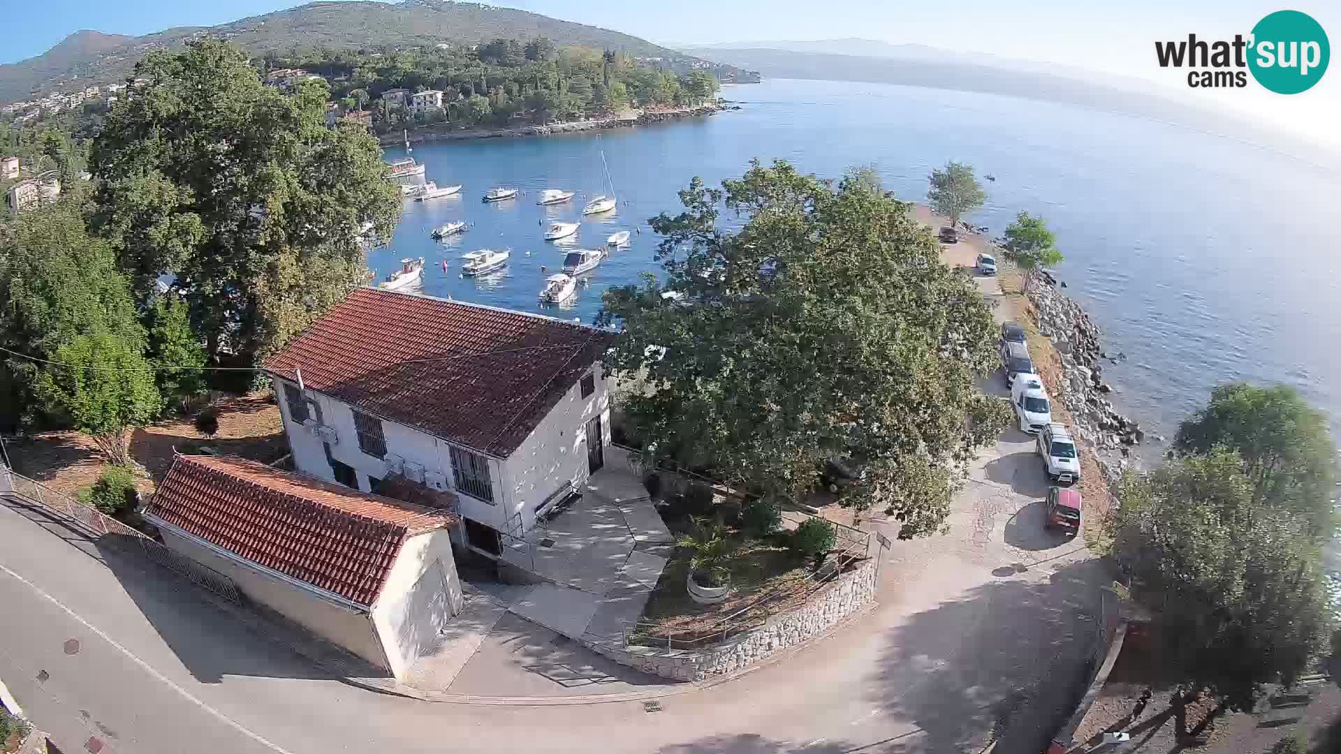 Ika Harbor Webcam – LIVE View of the Harbor and Opatija Lights