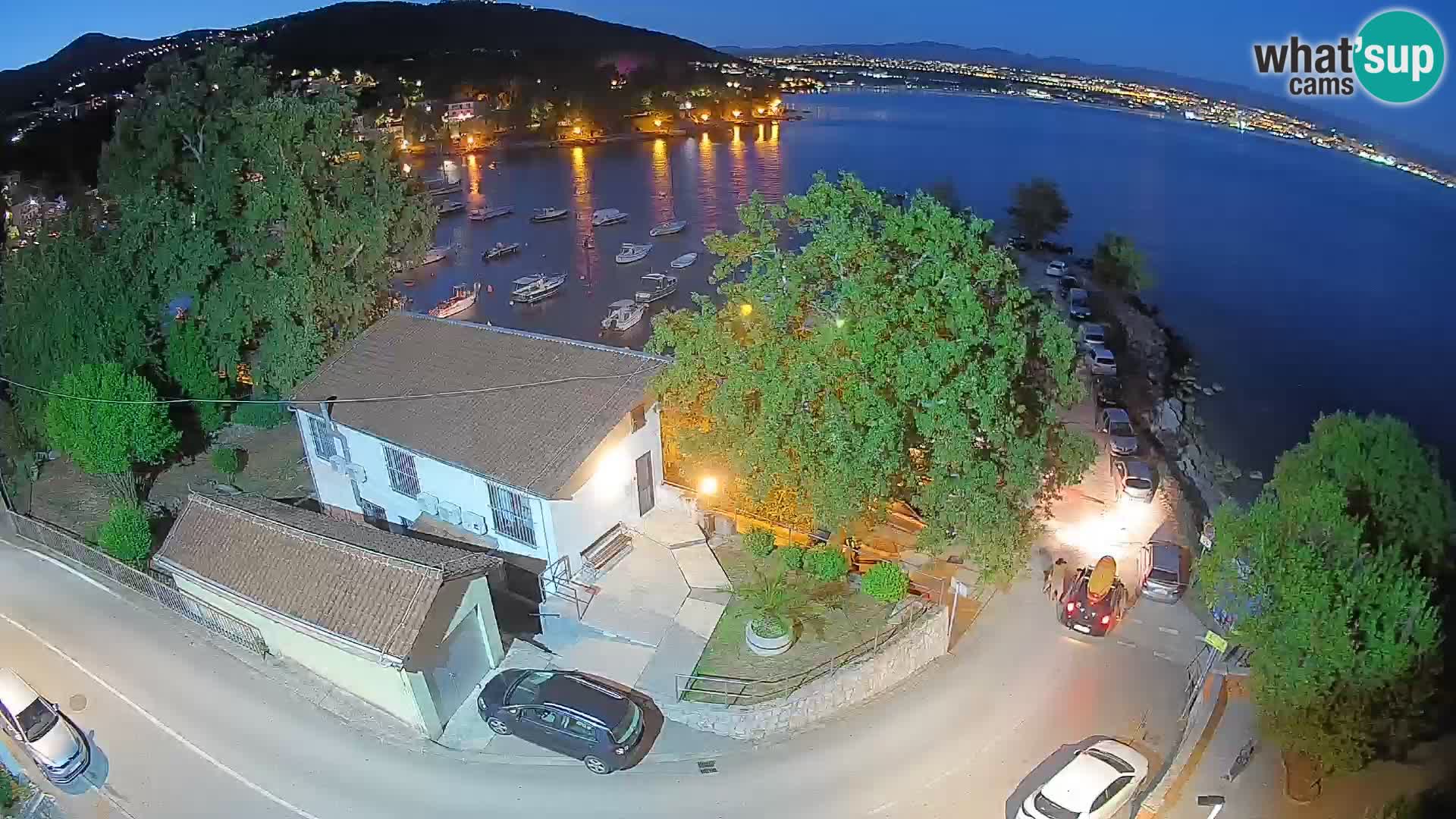 Webcam port d’Ika – Vue en direct et lumières d’Opatija