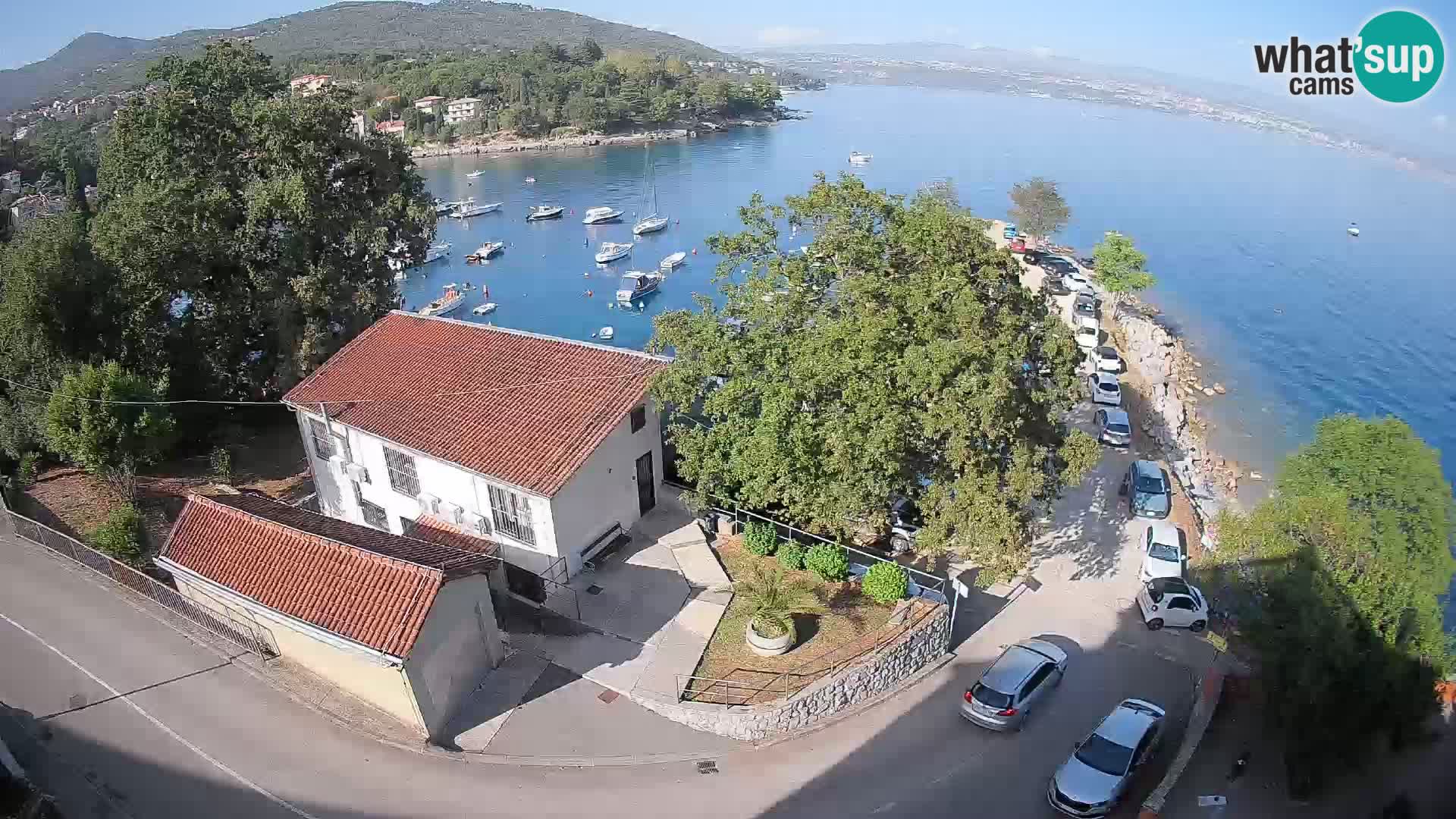 Webcam Ika Hafen – LIVE Blick auf den Hafen und die Lichter von Opatija