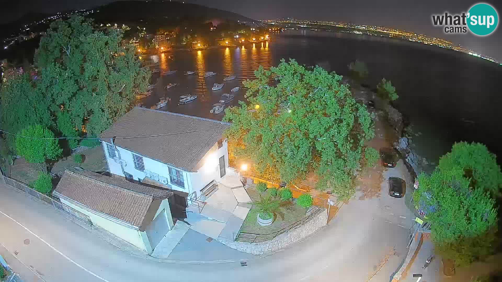 Webcam Ika Hafen – LIVE Blick auf den Hafen und die Lichter von Opatija