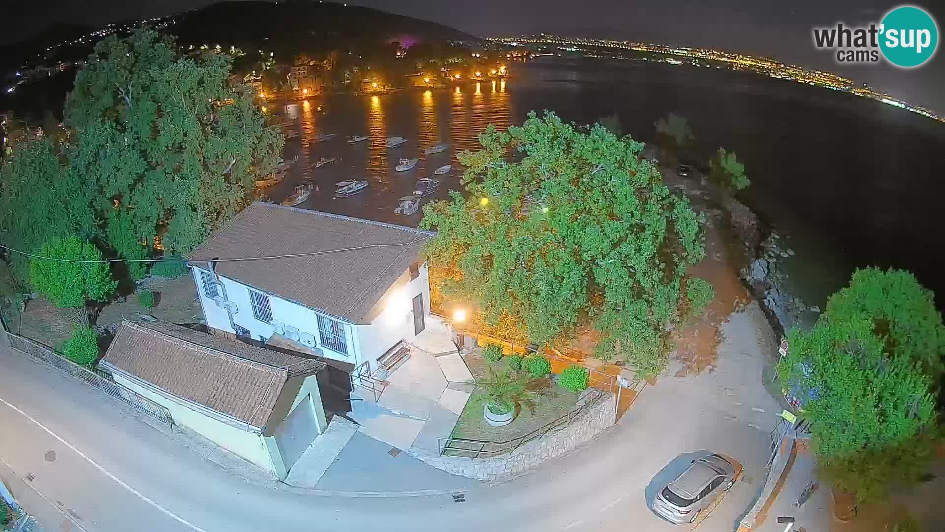 Webcam Ika Hafen – LIVE Blick auf den Hafen und die Lichter von Opatija