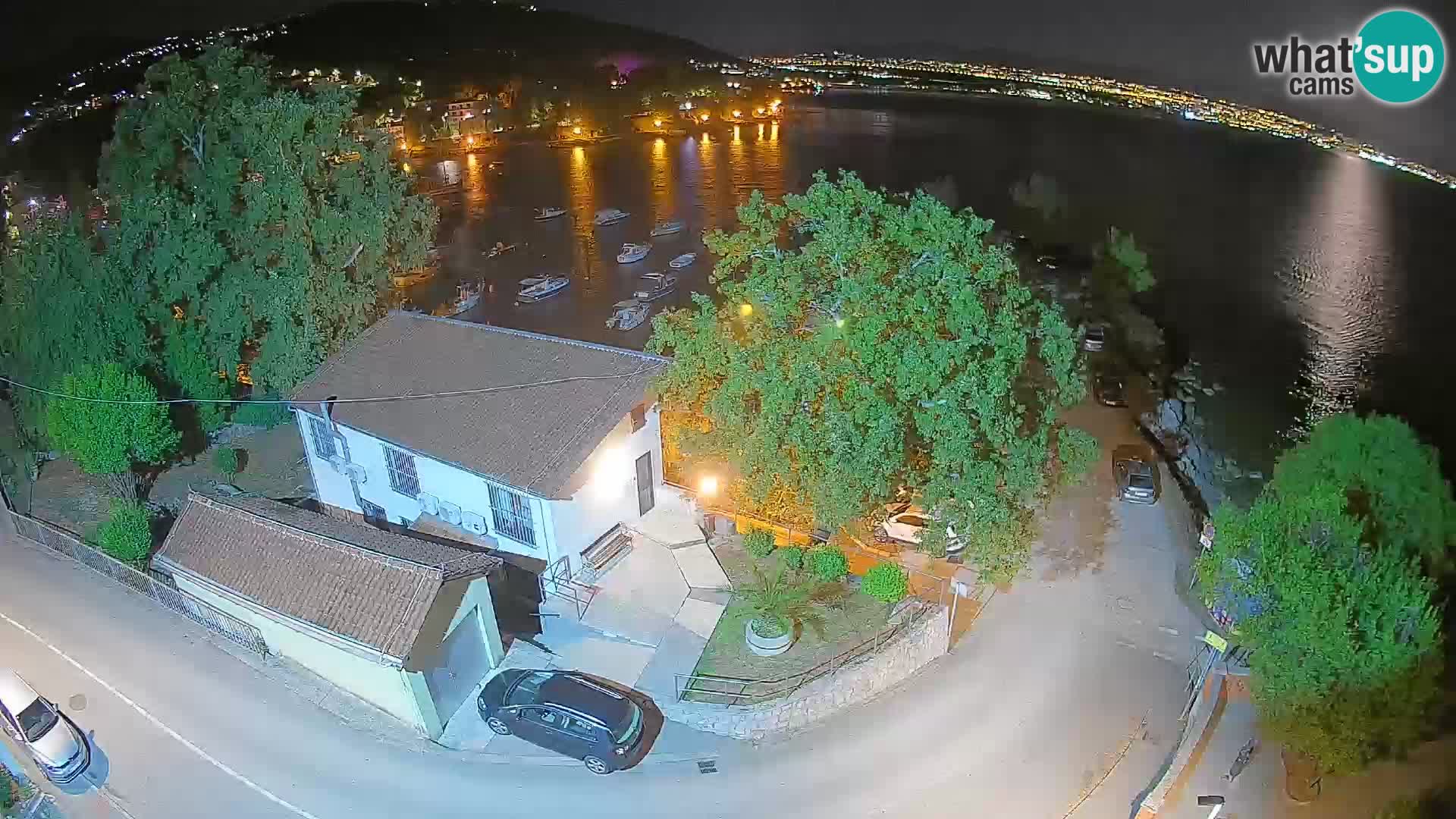 Webcam Ika Hafen – LIVE Blick auf den Hafen und die Lichter von Opatija