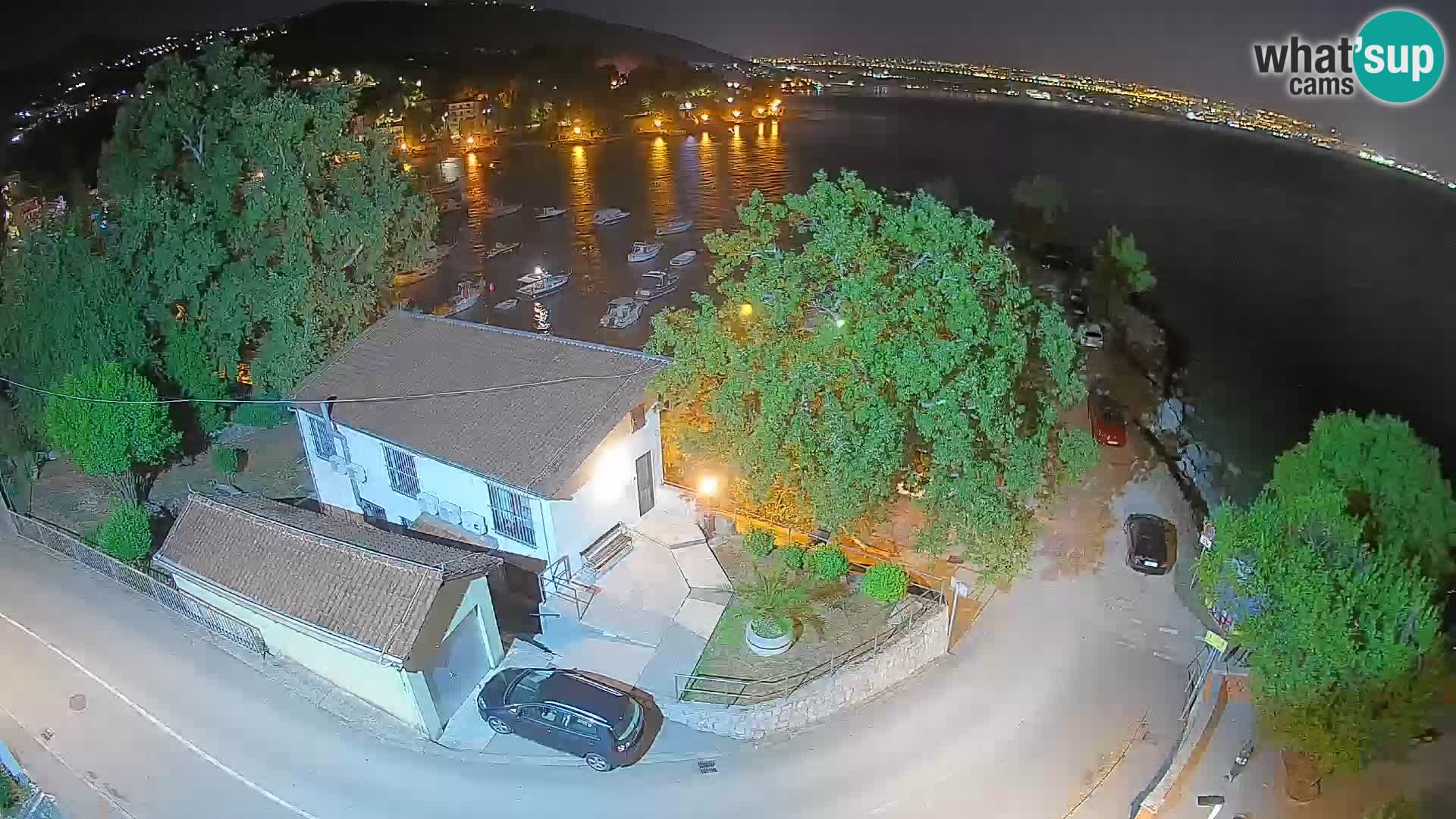 Webcam Ika Hafen – LIVE Blick auf den Hafen und die Lichter von Opatija