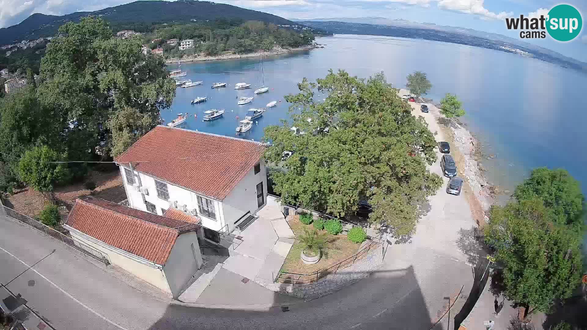 Webcam porto Ika – Vista LIVE sul porto e le luci di Opatija