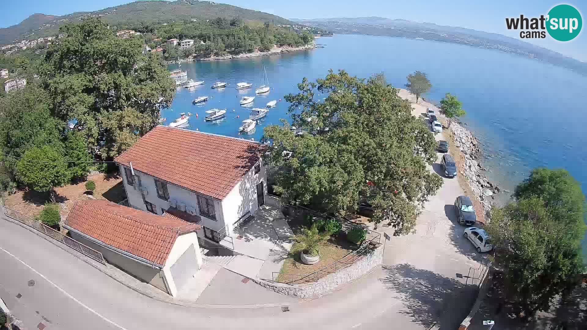 Webcam port d’Ika – Vue en direct et lumières d’Opatija