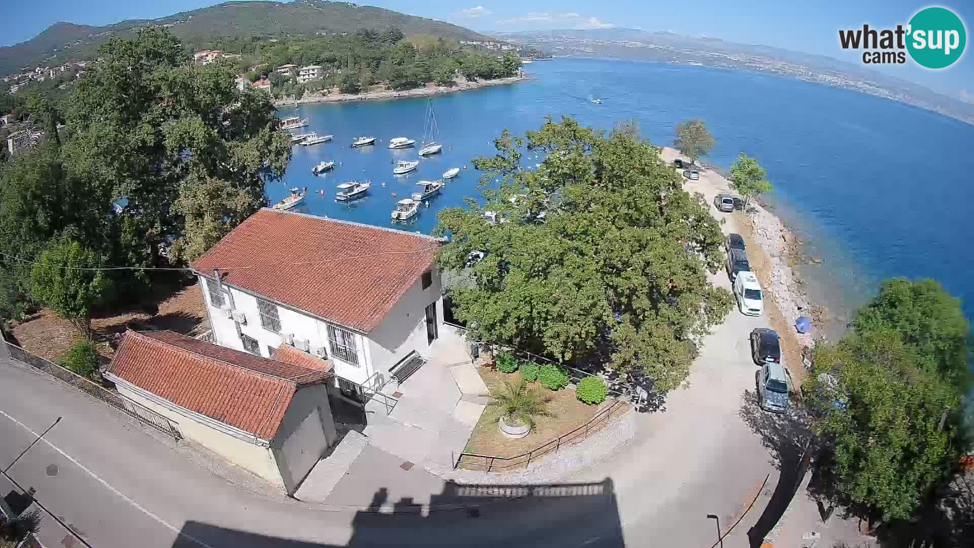 Webcam port d’Ika – Vue en direct et lumières d’Opatija