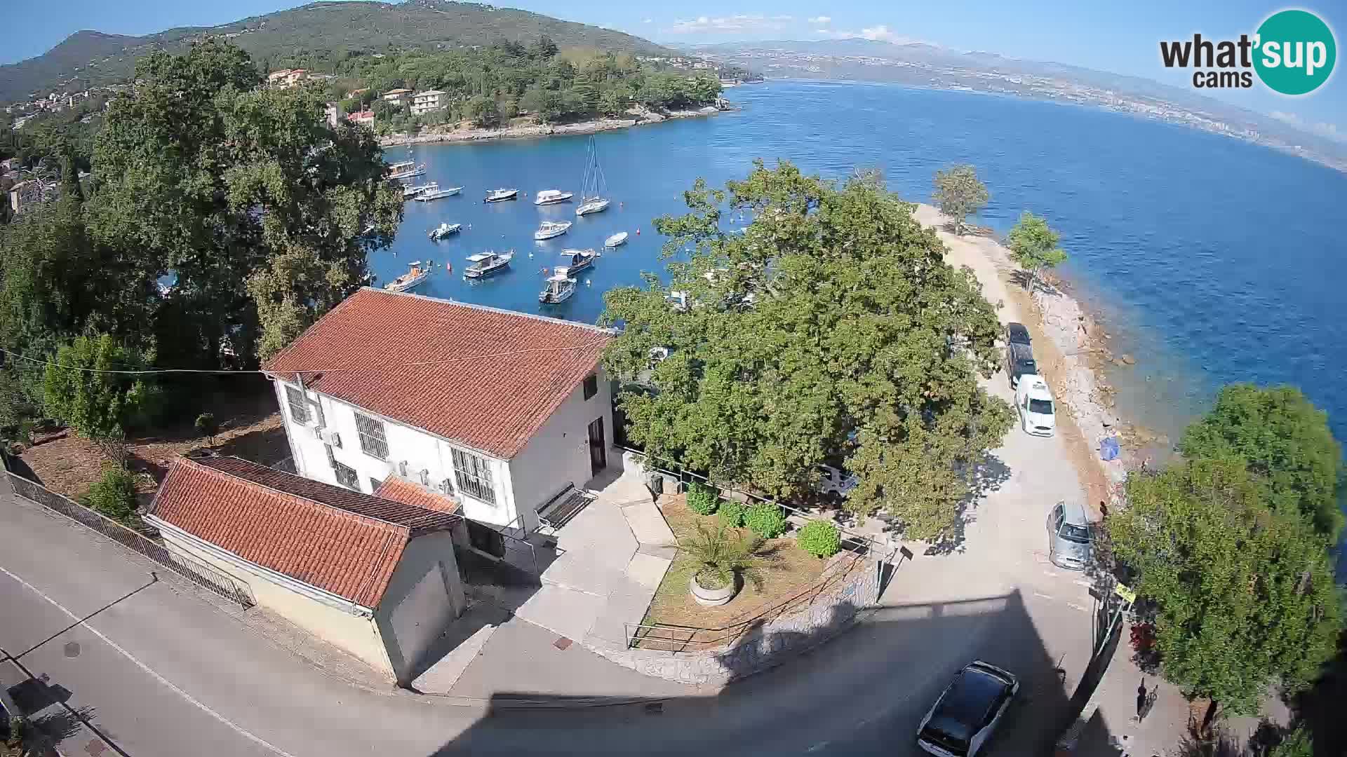 Webcam Ika Hafen – LIVE Blick auf den Hafen und die Lichter von Opatija