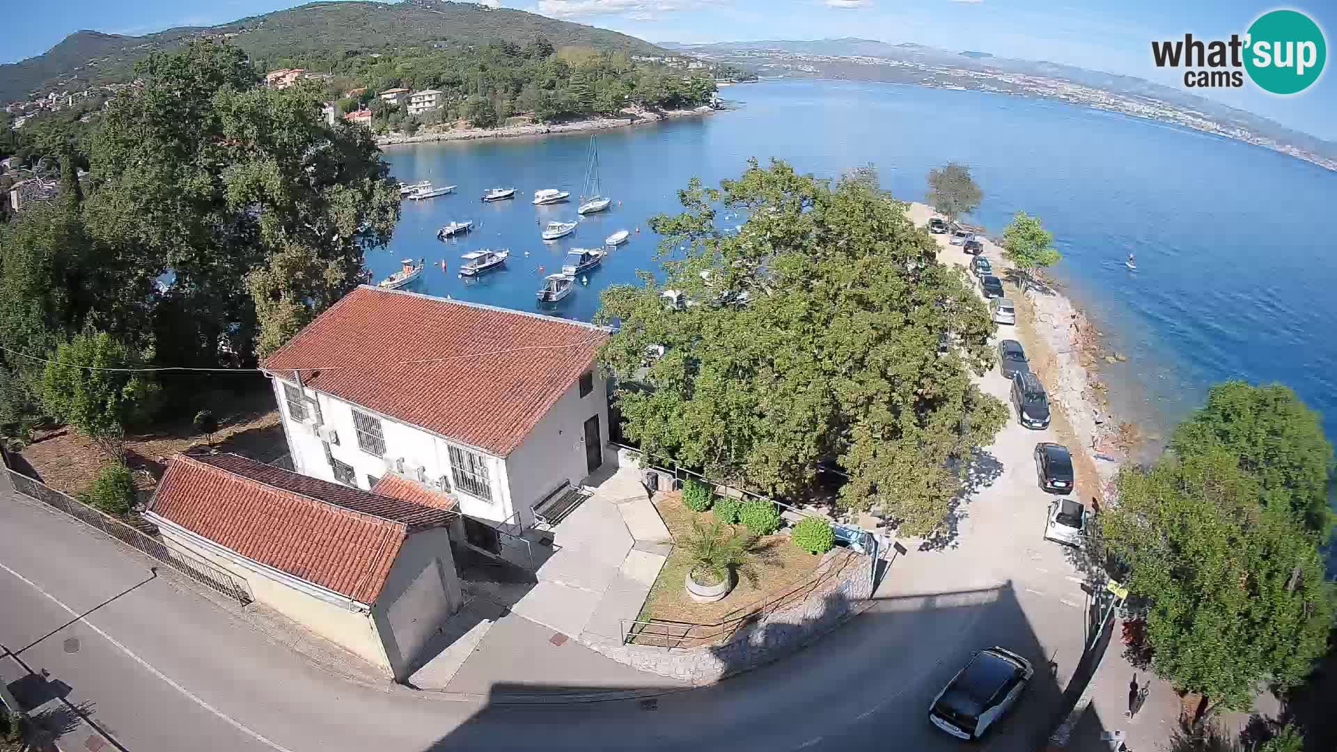 Webcam port d’Ika – Vue en direct et lumières d’Opatija