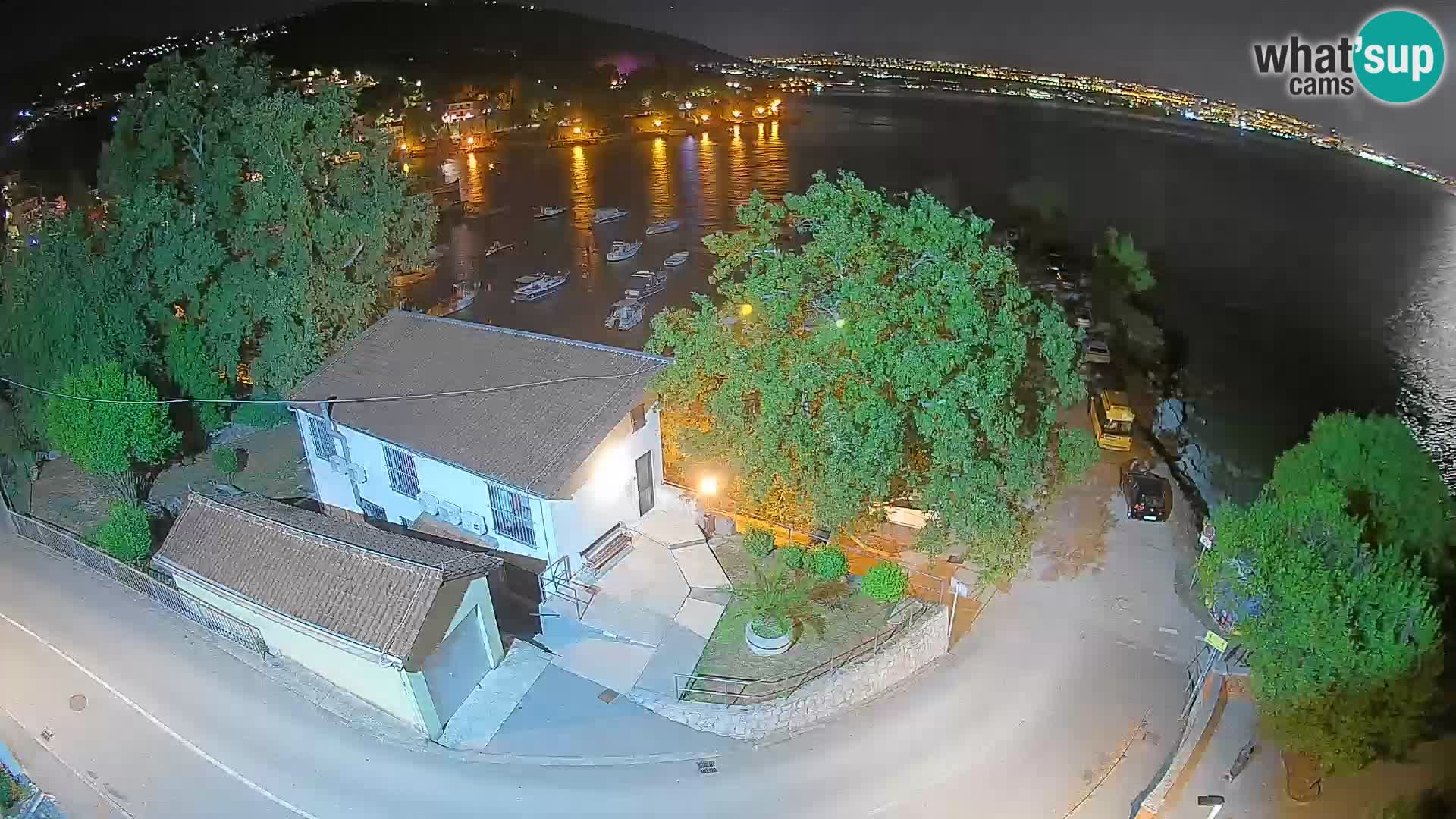 Webcam Ika Hafen – LIVE Blick auf den Hafen und die Lichter von Opatija