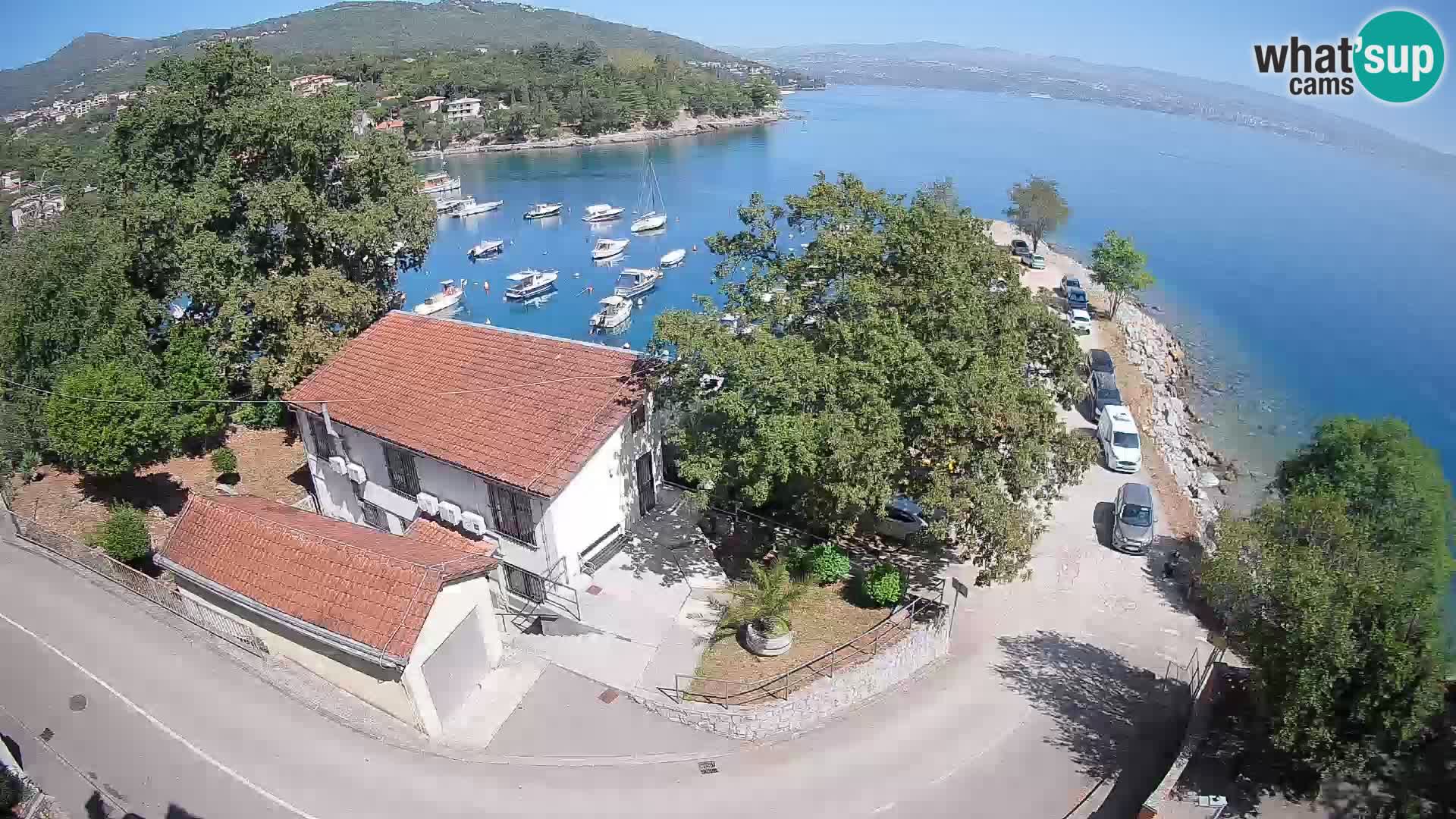 Webcam porto Ika – Vista LIVE sul porto e le luci di Opatija