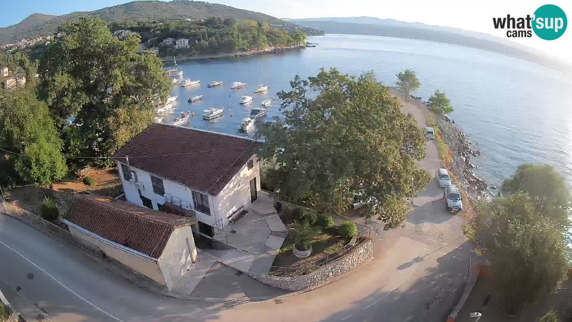 Webcam porto Ika – Vista LIVE sul porto e le luci di Opatija