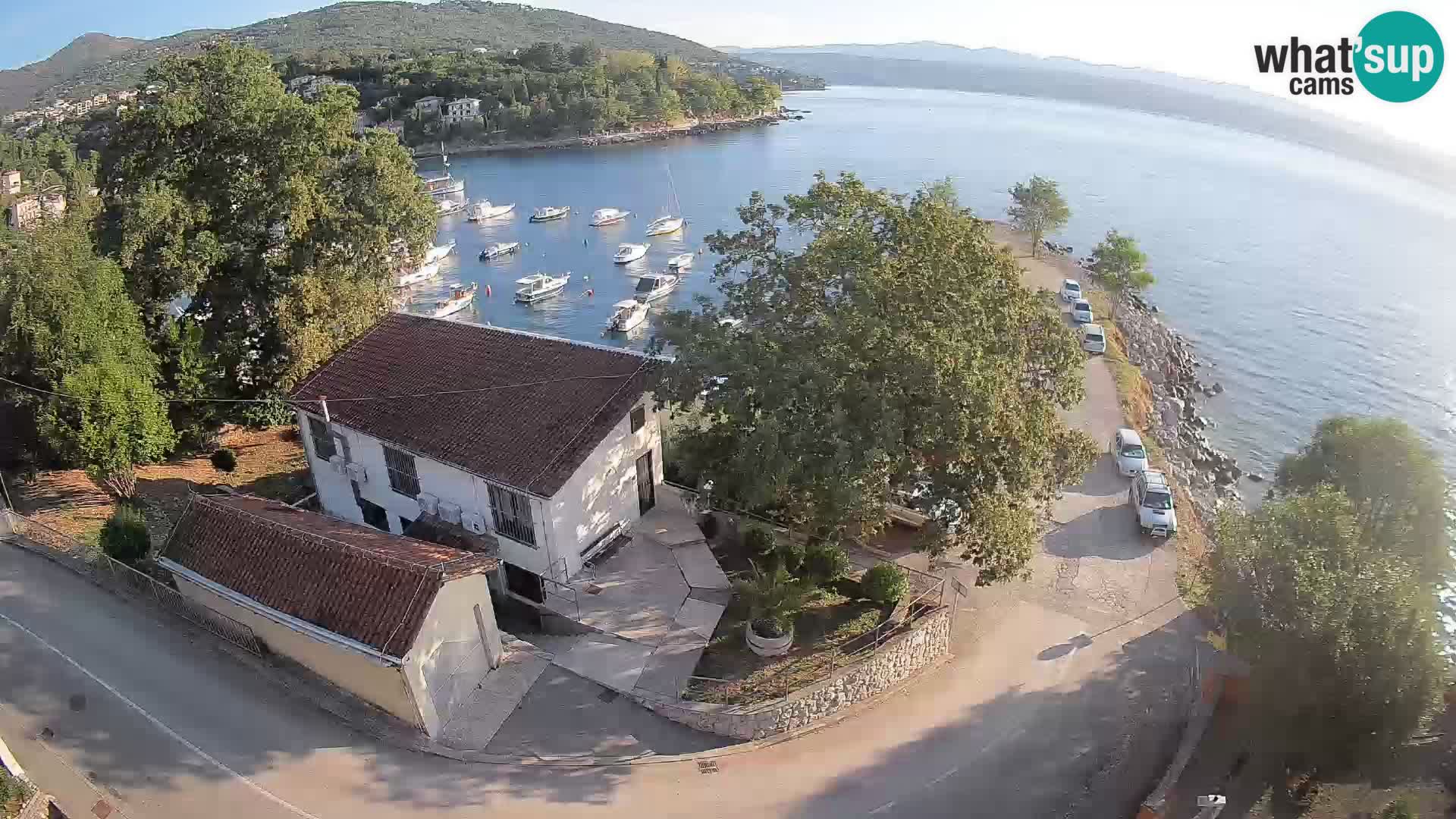 Webcam Ika Hafen – LIVE Blick auf den Hafen und die Lichter von Opatija