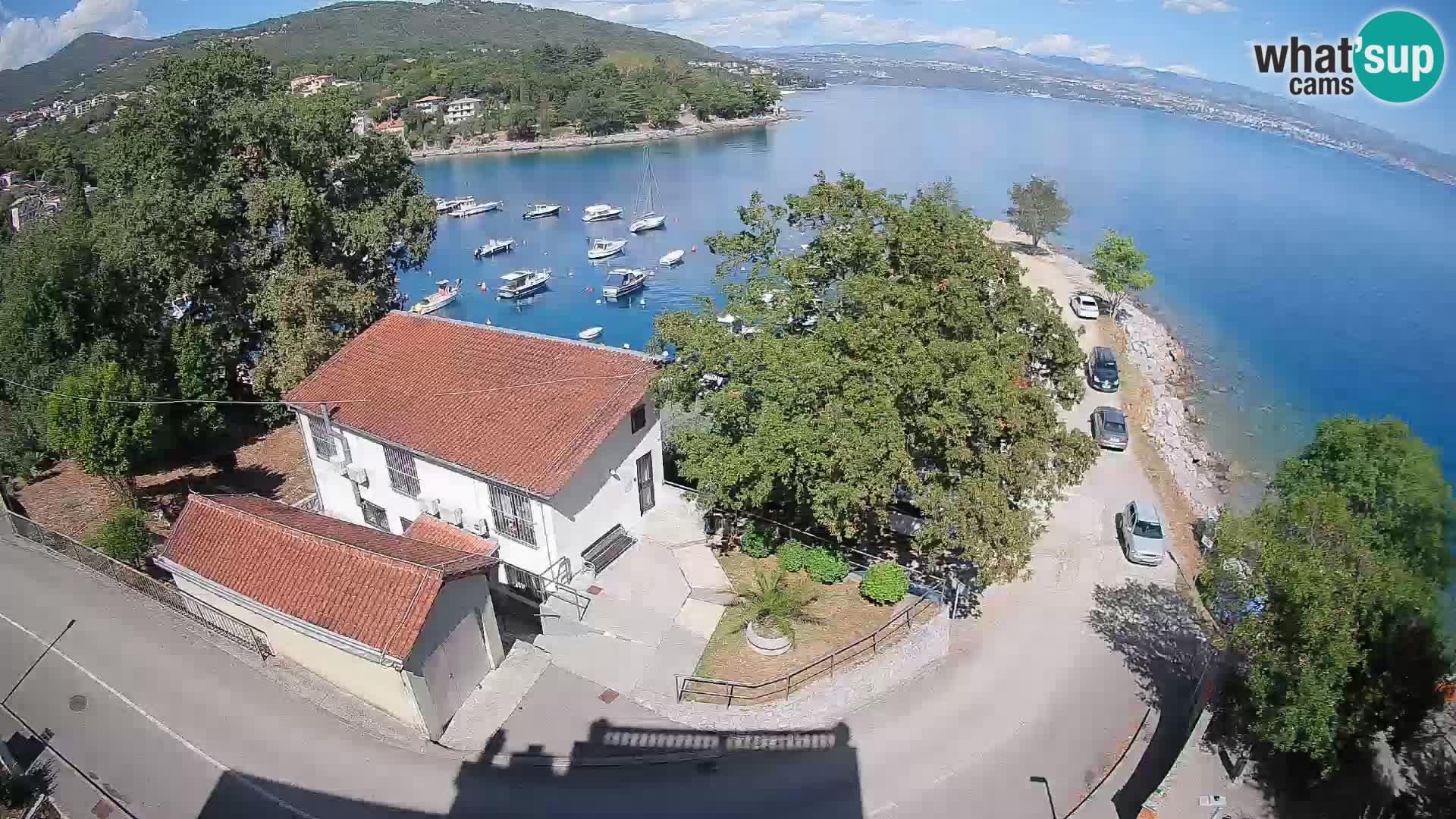Webcam porto Ika – Vista LIVE sul porto e le luci di Opatija