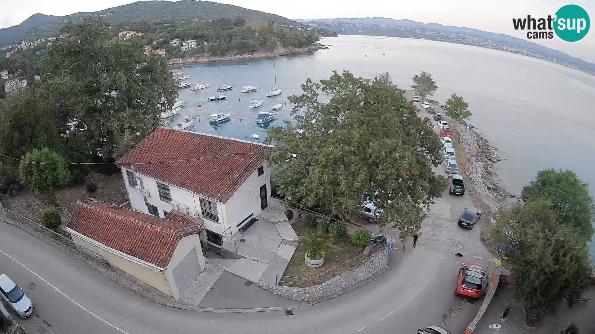 Web kamera luka Ika – Pogled uživo na luku i svjetla Opatije