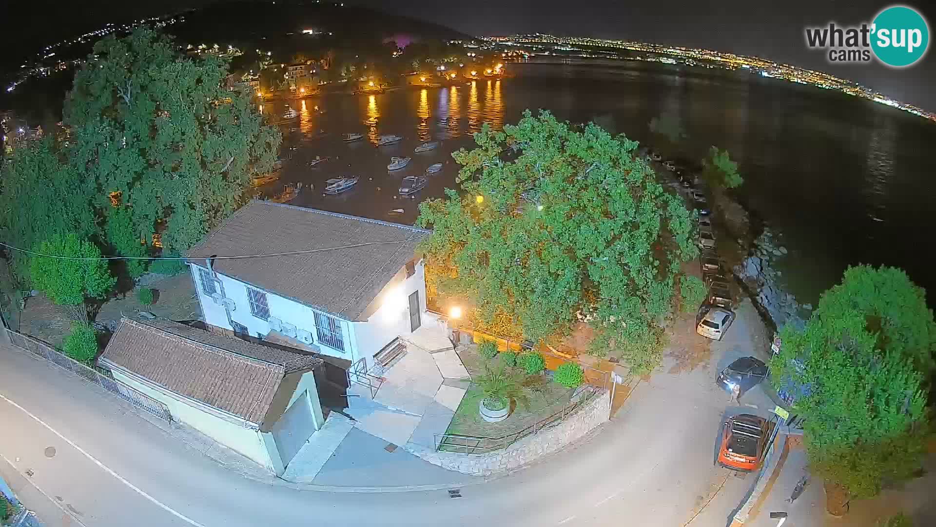 Webcam port d’Ika – Vue en direct et lumières d’Opatija