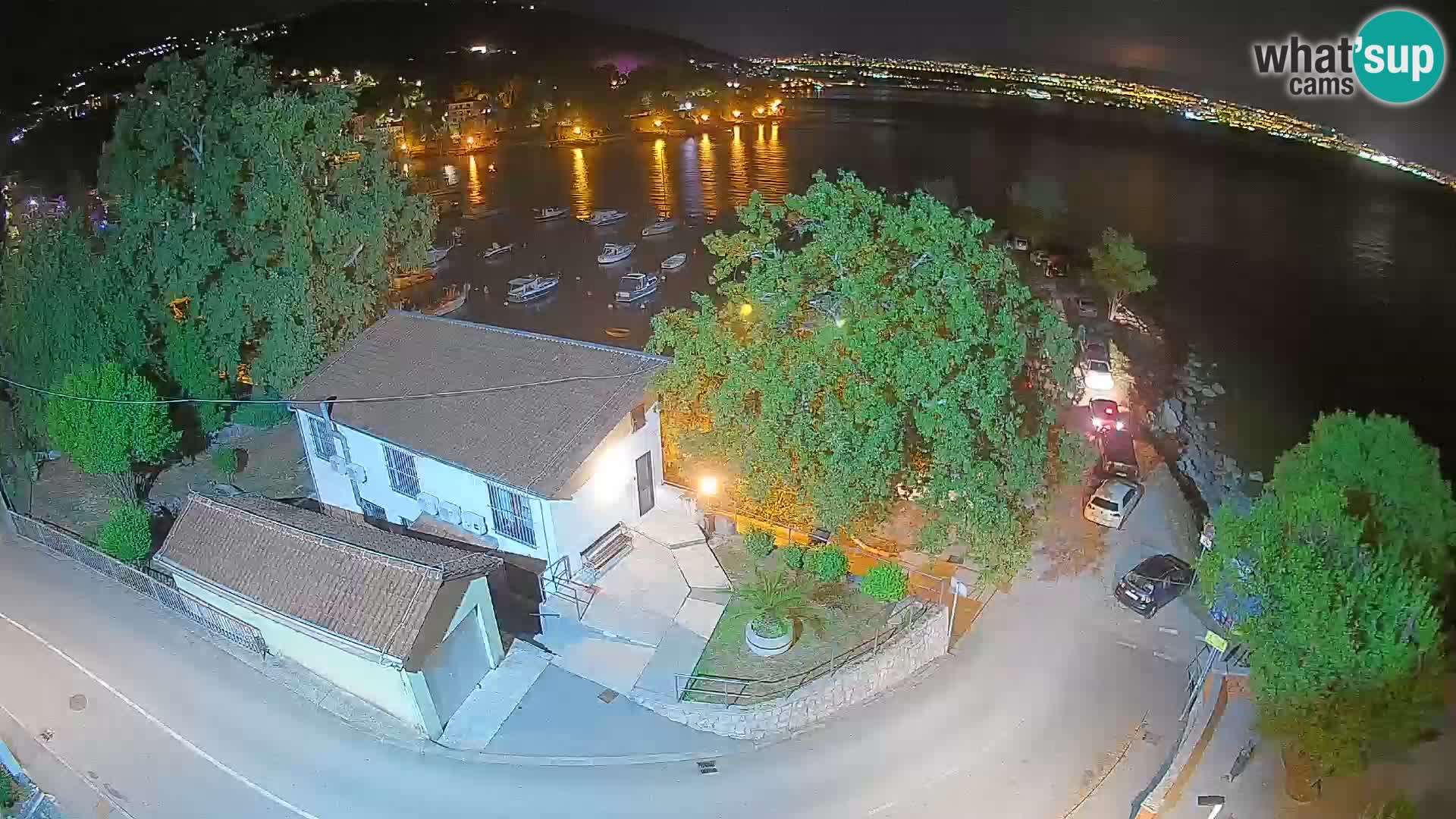 Webcam port d’Ika – Vue en direct et lumières d’Opatija