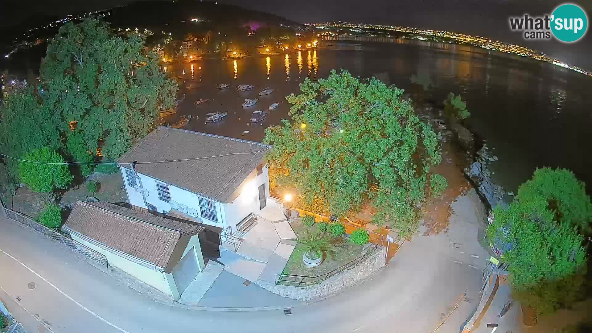 Webcam port d’Ika – Vue en direct et lumières d’Opatija