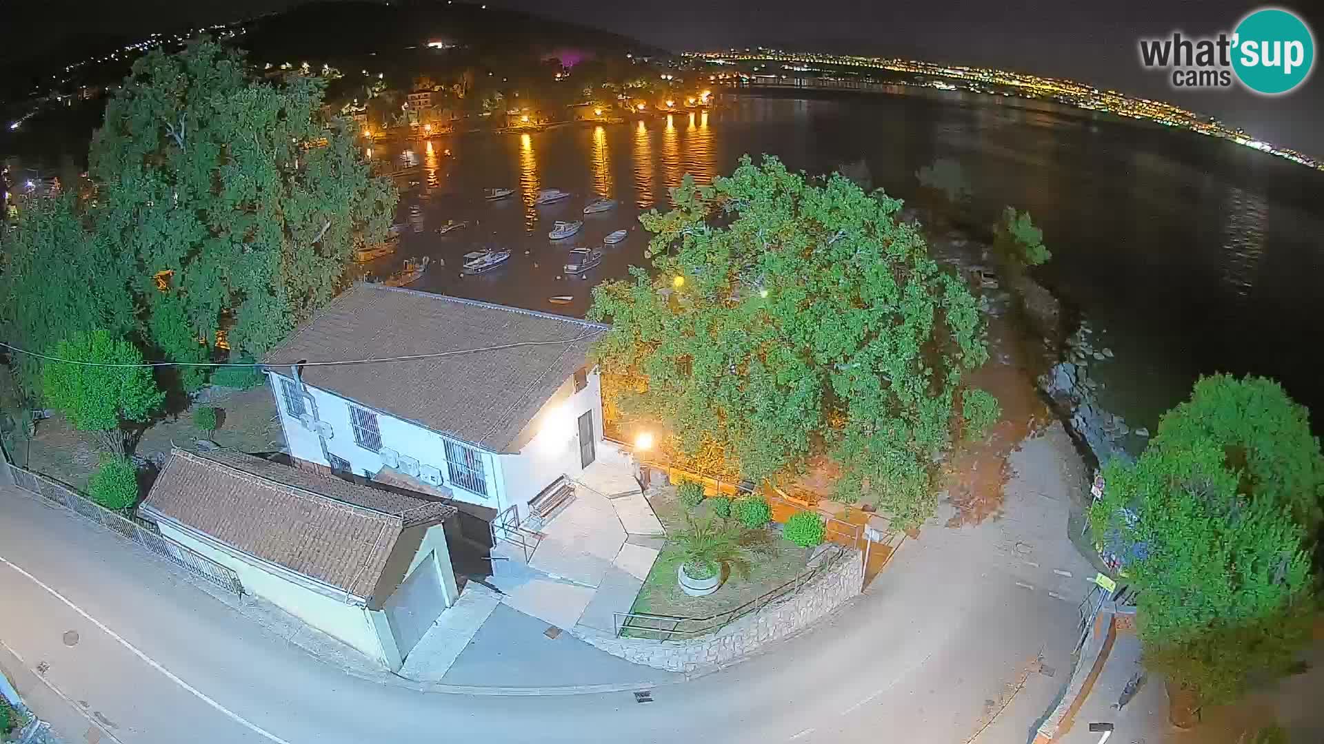 Webcam Ika Hafen – LIVE Blick auf den Hafen und die Lichter von Opatija