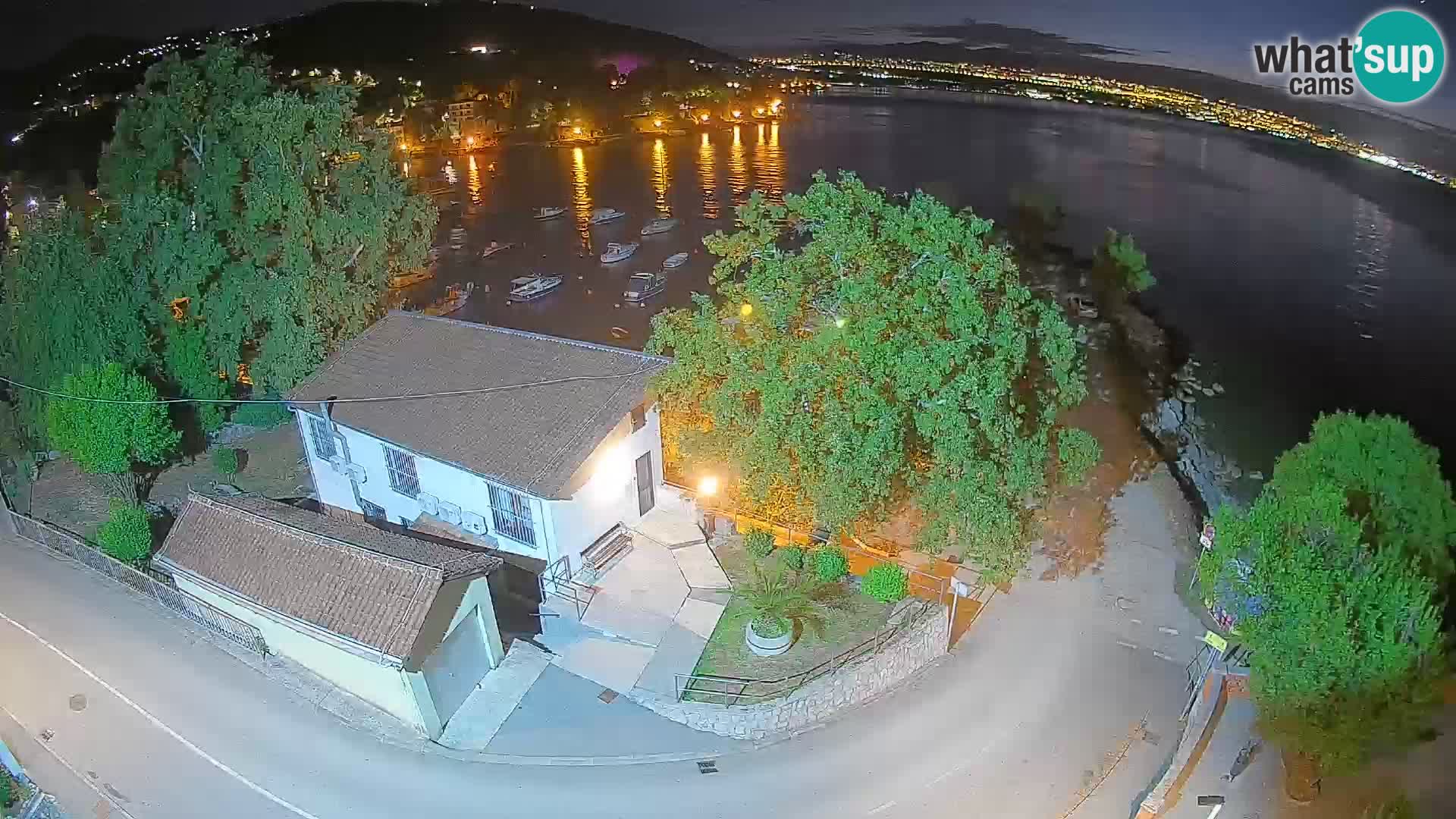 Webcam Ika Hafen – LIVE Blick auf den Hafen und die Lichter von Opatija
