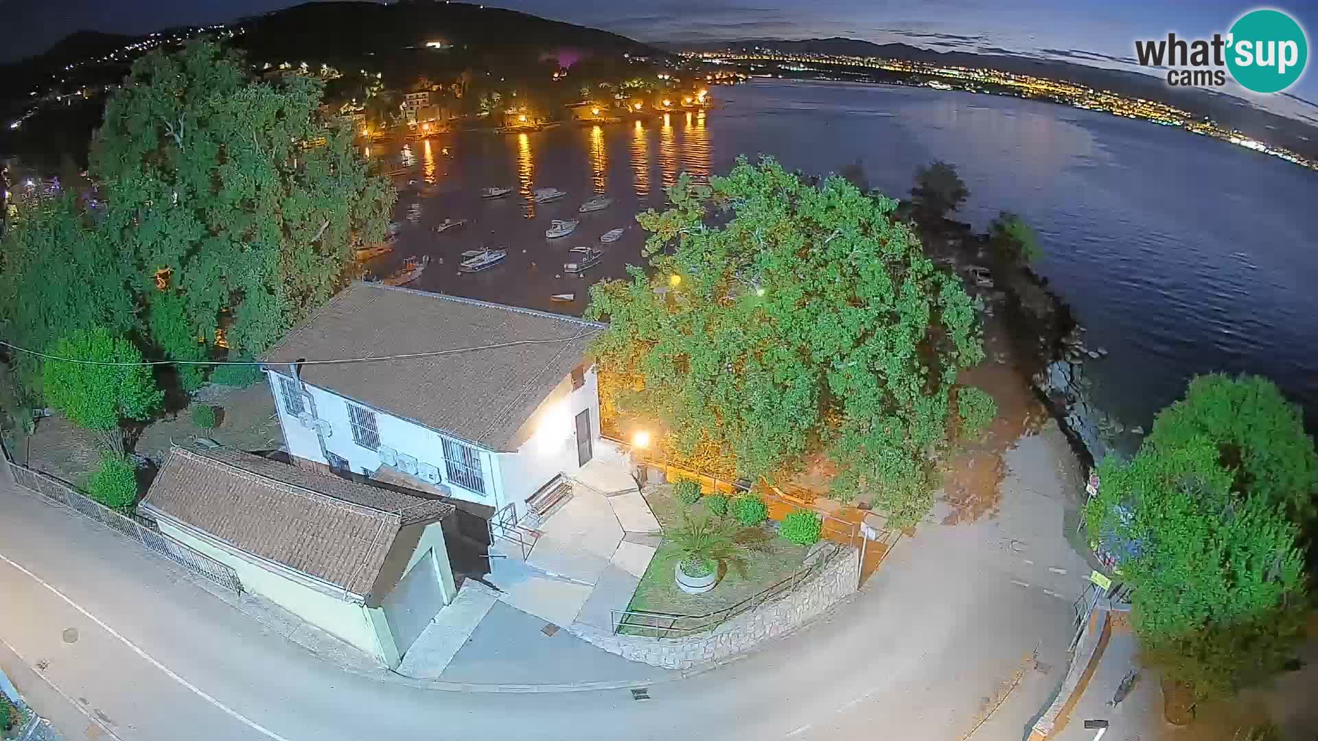 Webcam Ika Hafen – LIVE Blick auf den Hafen und die Lichter von Opatija