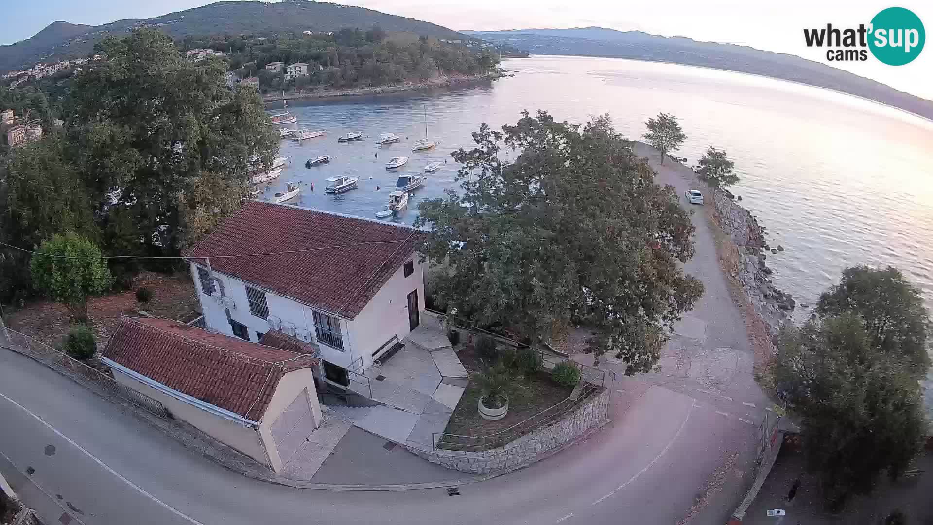 Webcam porto Ika – Vista LIVE sul porto e le luci di Opatija