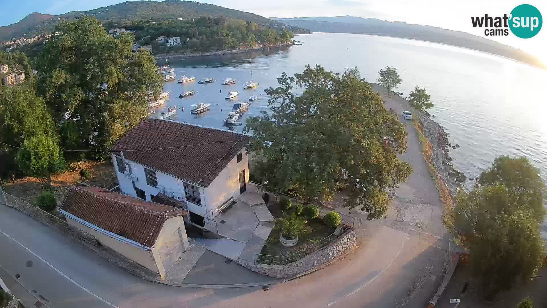 Webcam Ika Hafen – LIVE Blick auf den Hafen und die Lichter von Opatija