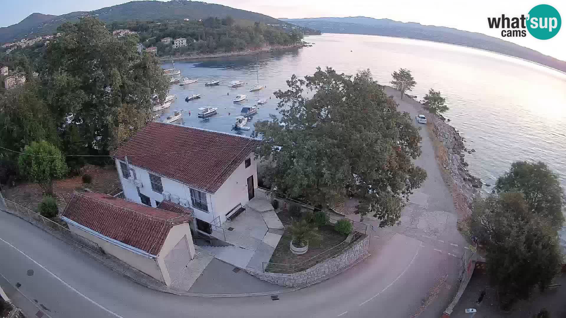 Webcam port d’Ika – Vue en direct et lumières d’Opatija