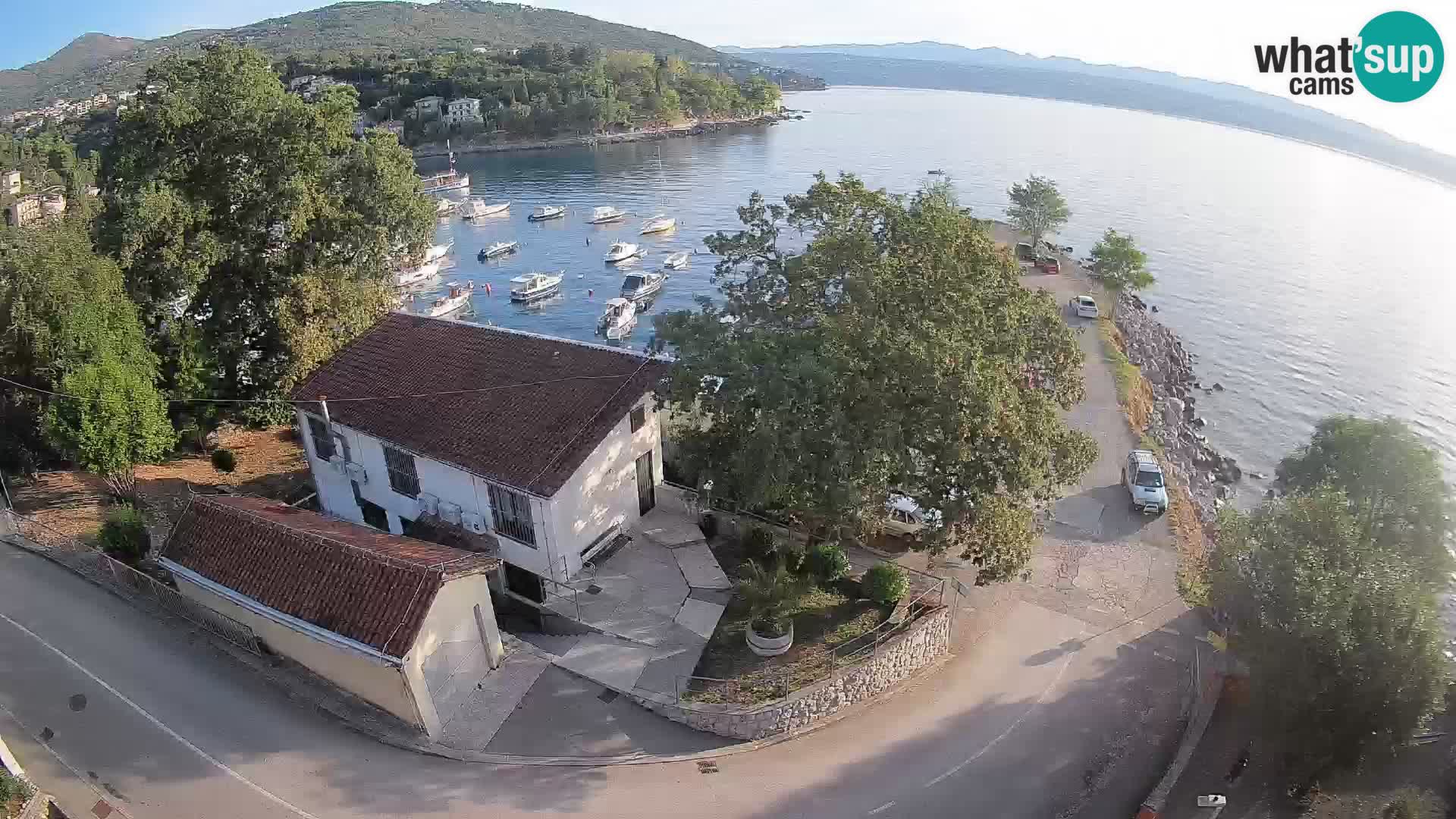 Webcam porto Ika – Vista LIVE sul porto e le luci di Opatija