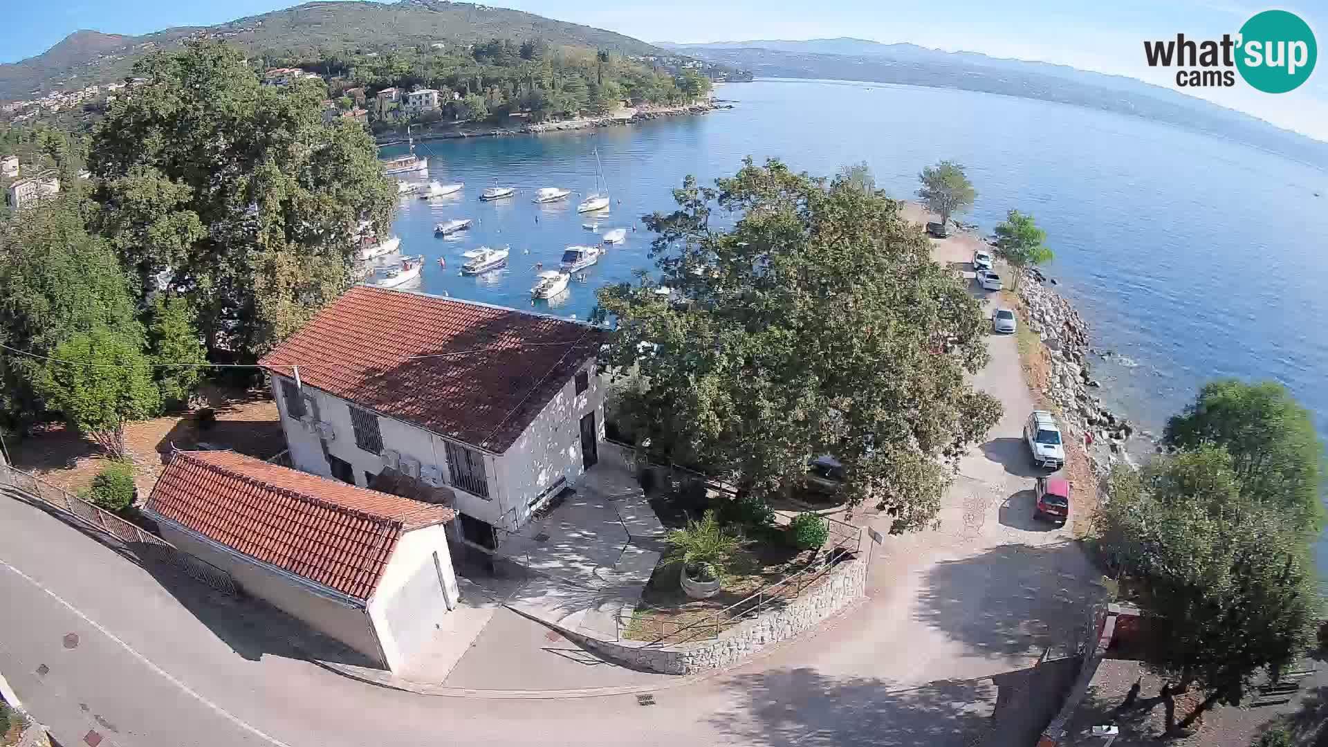 Webcam port d’Ika – Vue en direct et lumières d’Opatija
