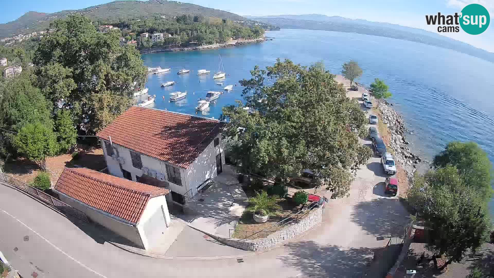 Webcam porto Ika – Vista LIVE sul porto e le luci di Opatija