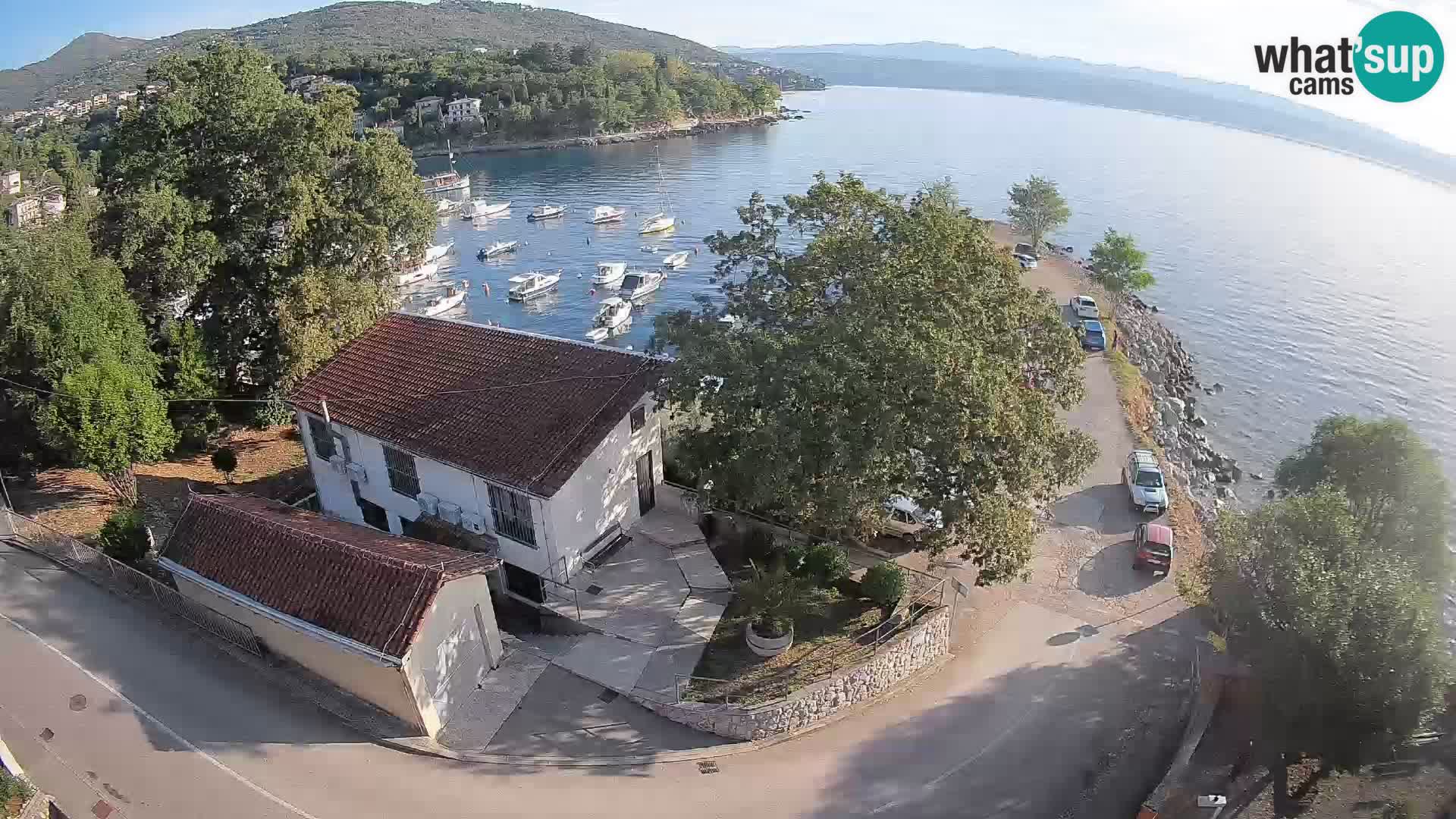 Webcam porto Ika – Vista LIVE sul porto e le luci di Opatija