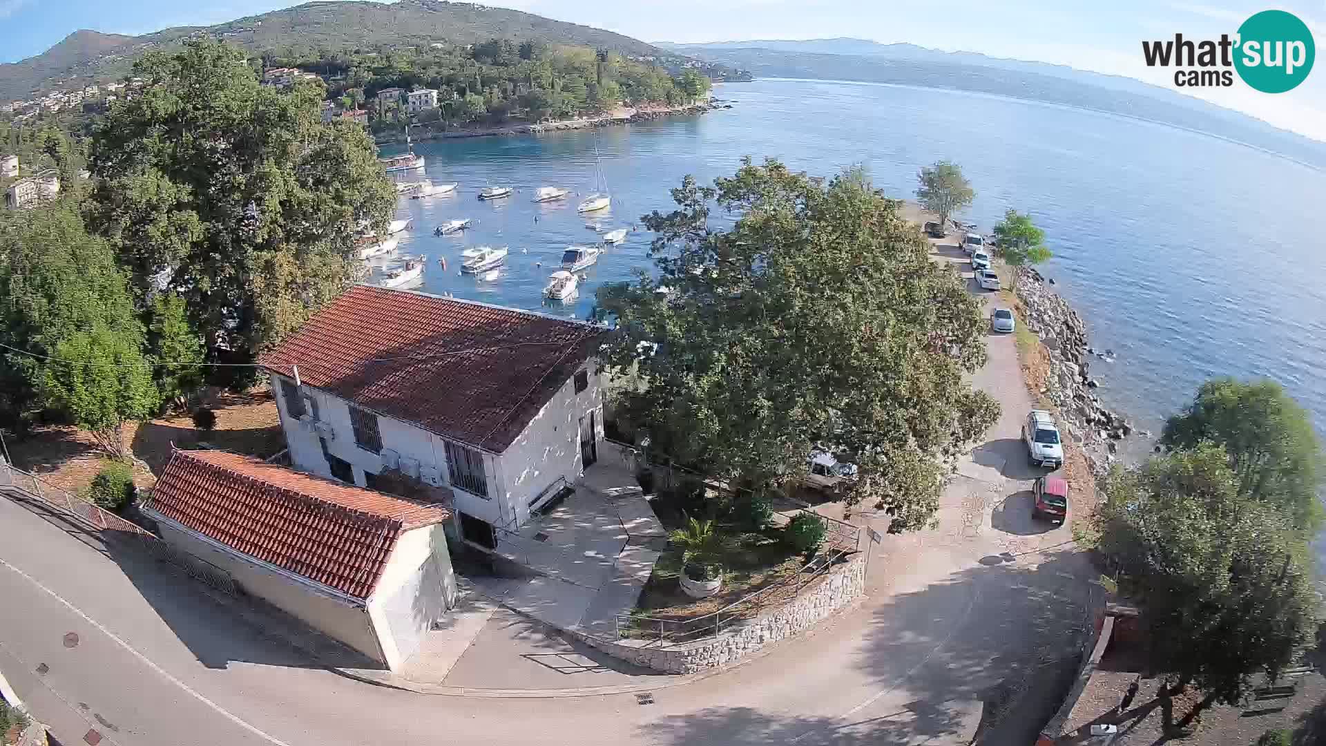Webcam porto Ika – Vista LIVE sul porto e le luci di Opatija