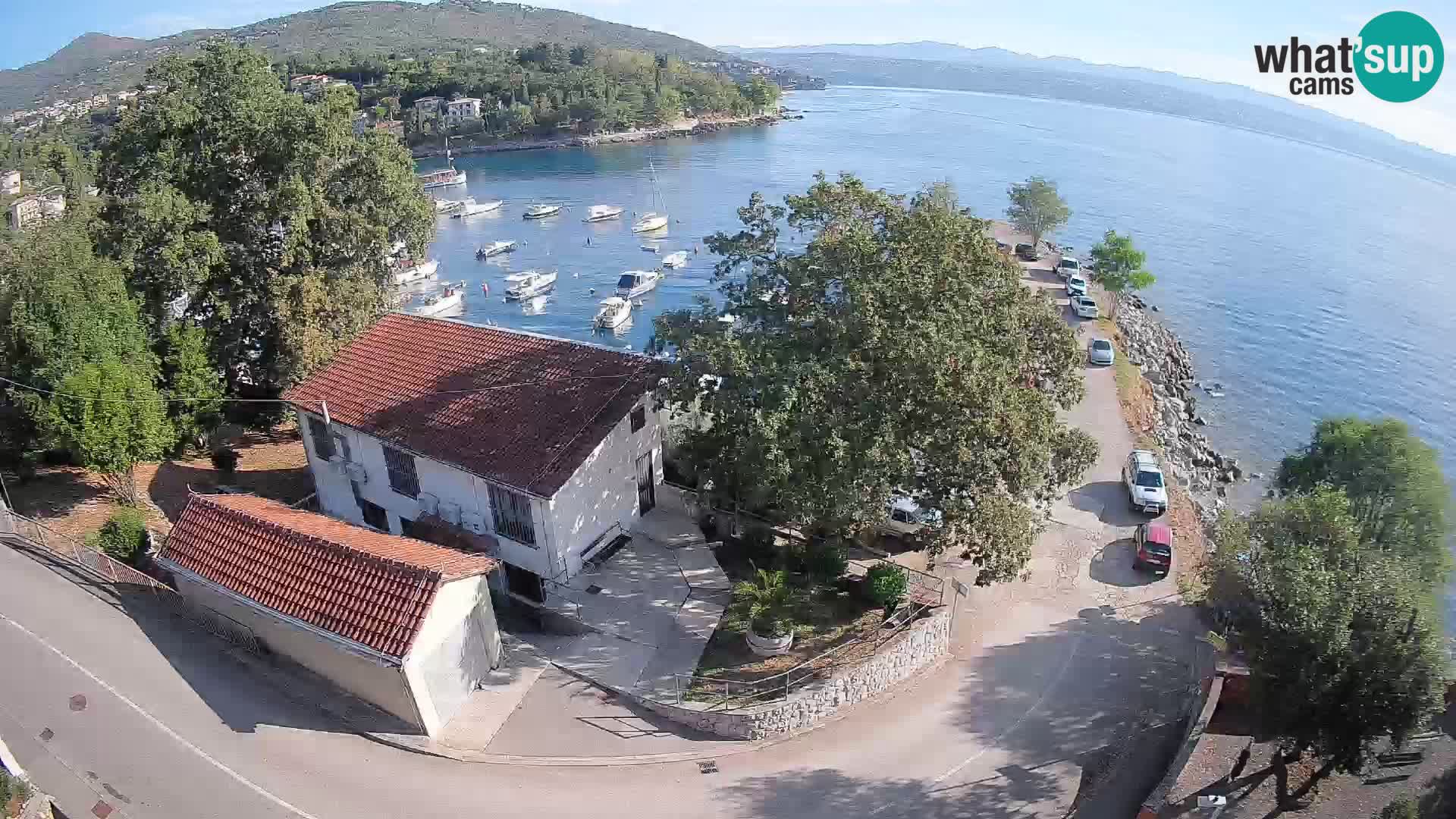 Webcam port d’Ika – Vue en direct et lumières d’Opatija