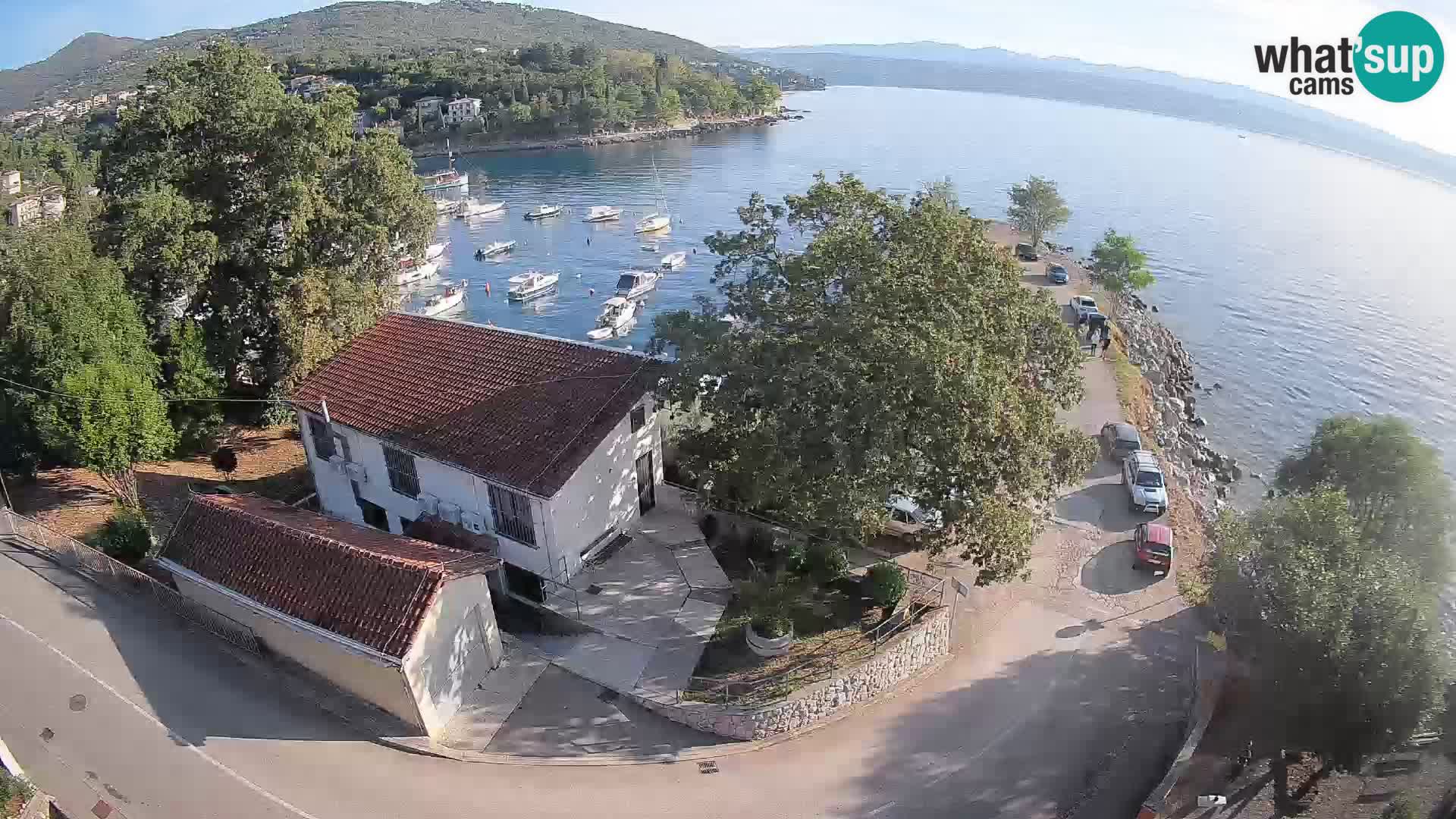Ika Harbor Webcam – LIVE View of the Harbor and Opatija Lights