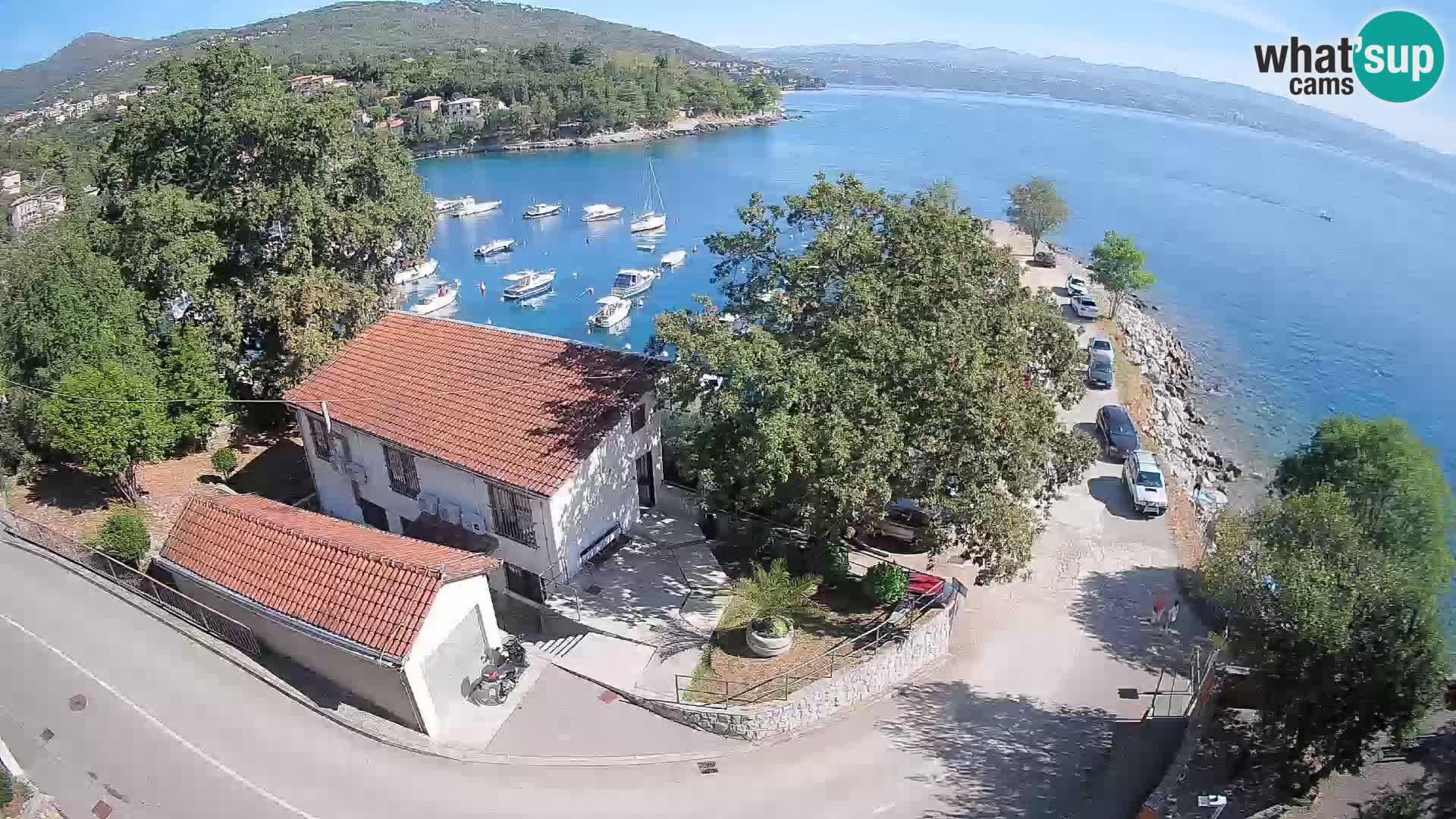 Webcam port d’Ika – Vue en direct et lumières d’Opatija