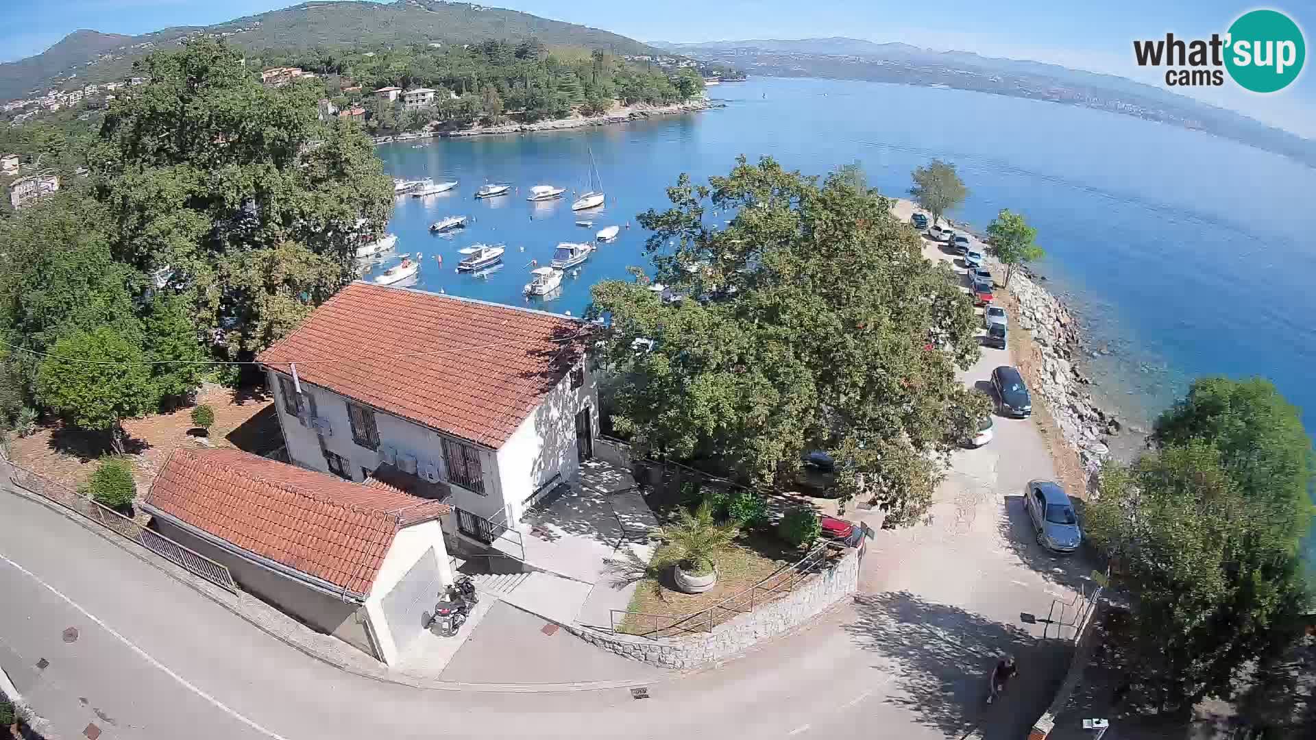 Webcam porto Ika – Vista LIVE sul porto e le luci di Opatija
