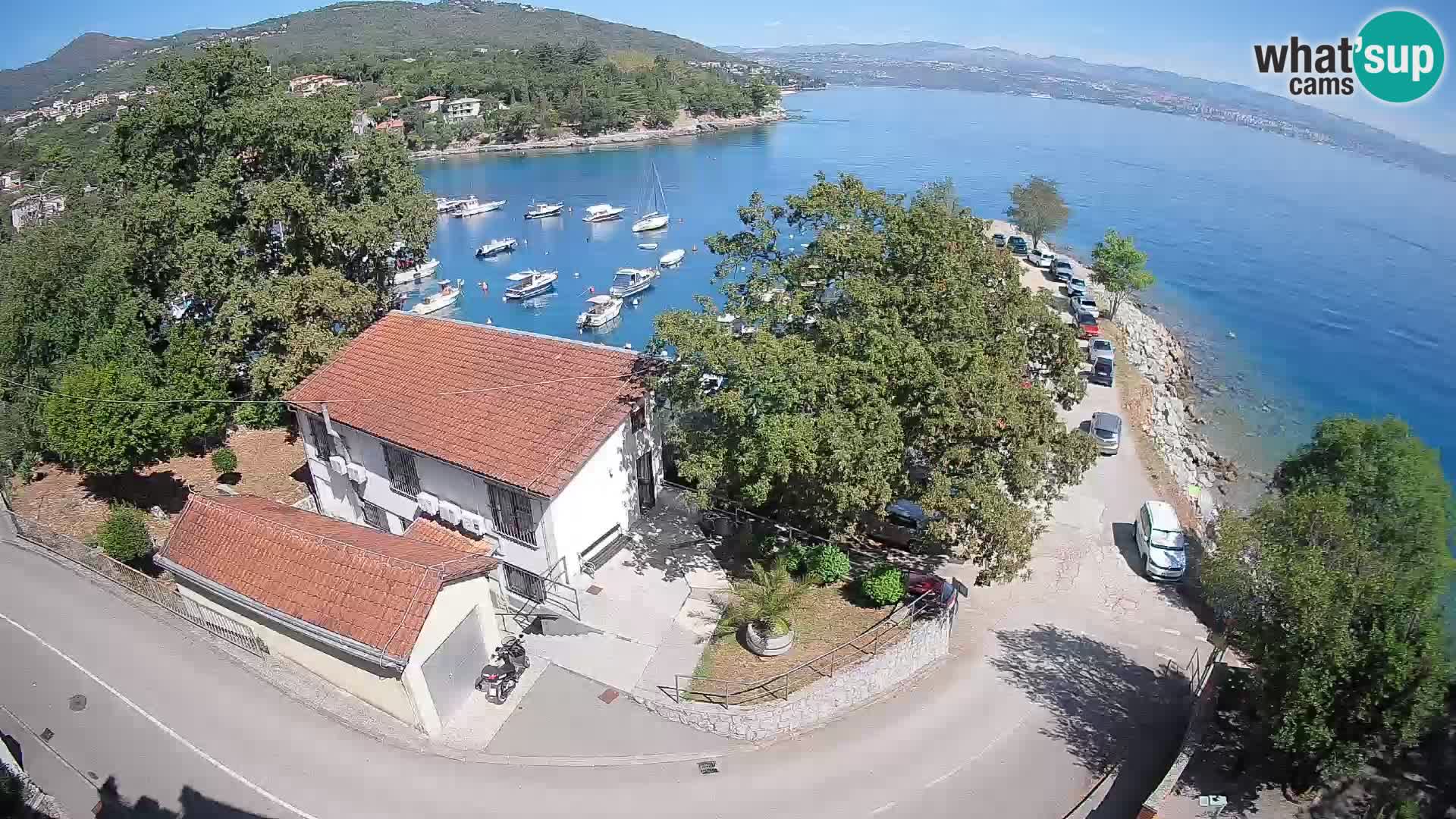 Webcam port d’Ika – Vue en direct et lumières d’Opatija