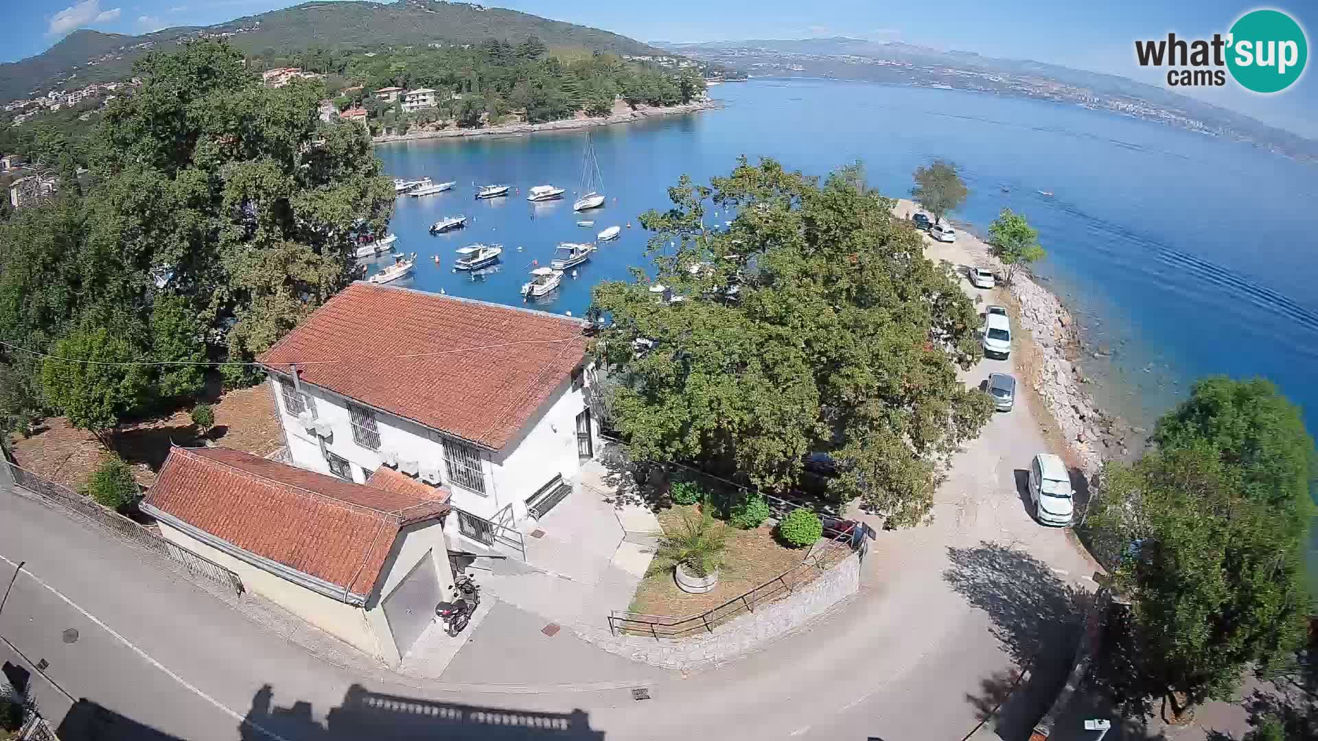 Webcam port d’Ika – Vue en direct et lumières d’Opatija