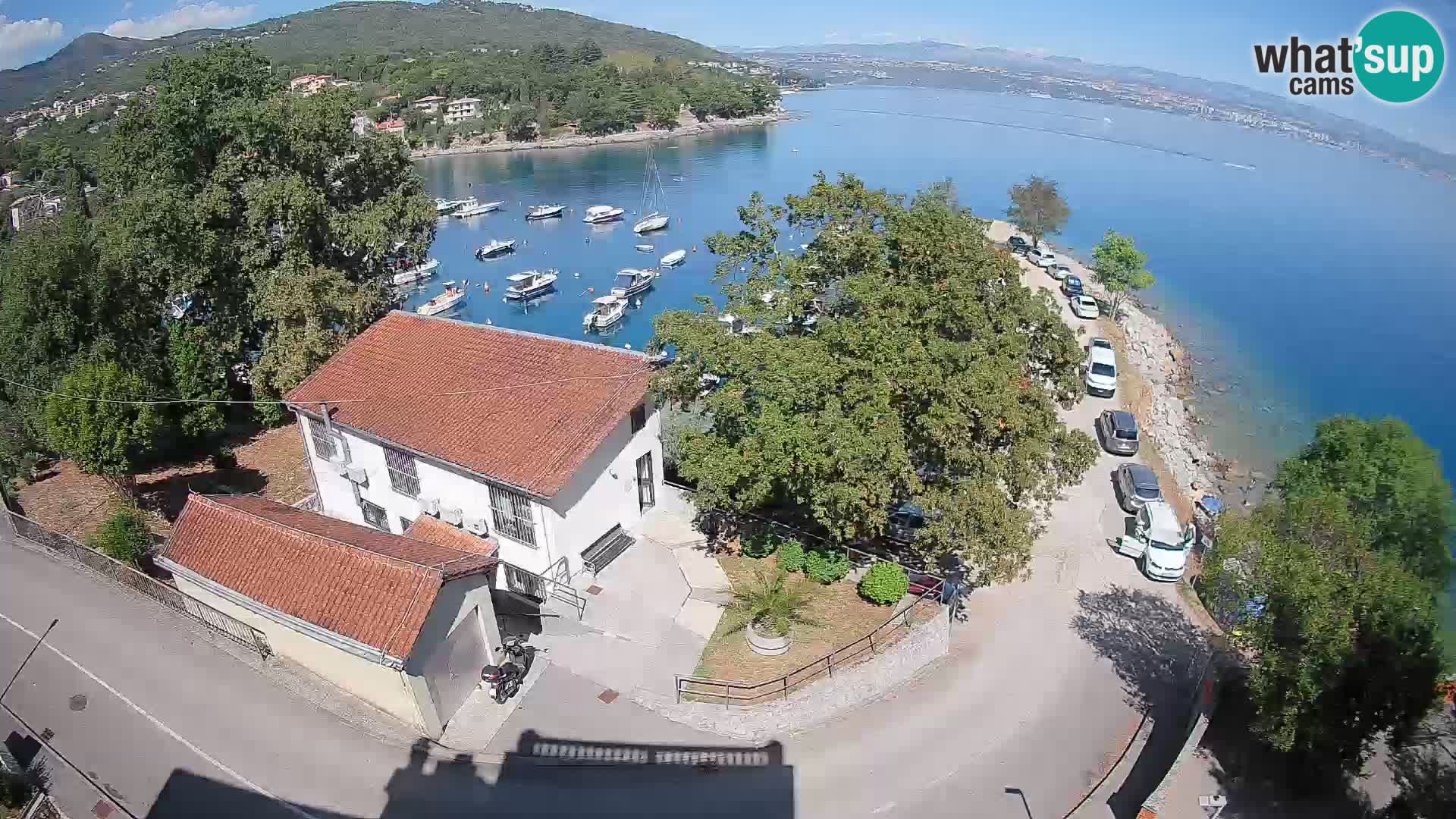 Webcam port d’Ika – Vue en direct et lumières d’Opatija