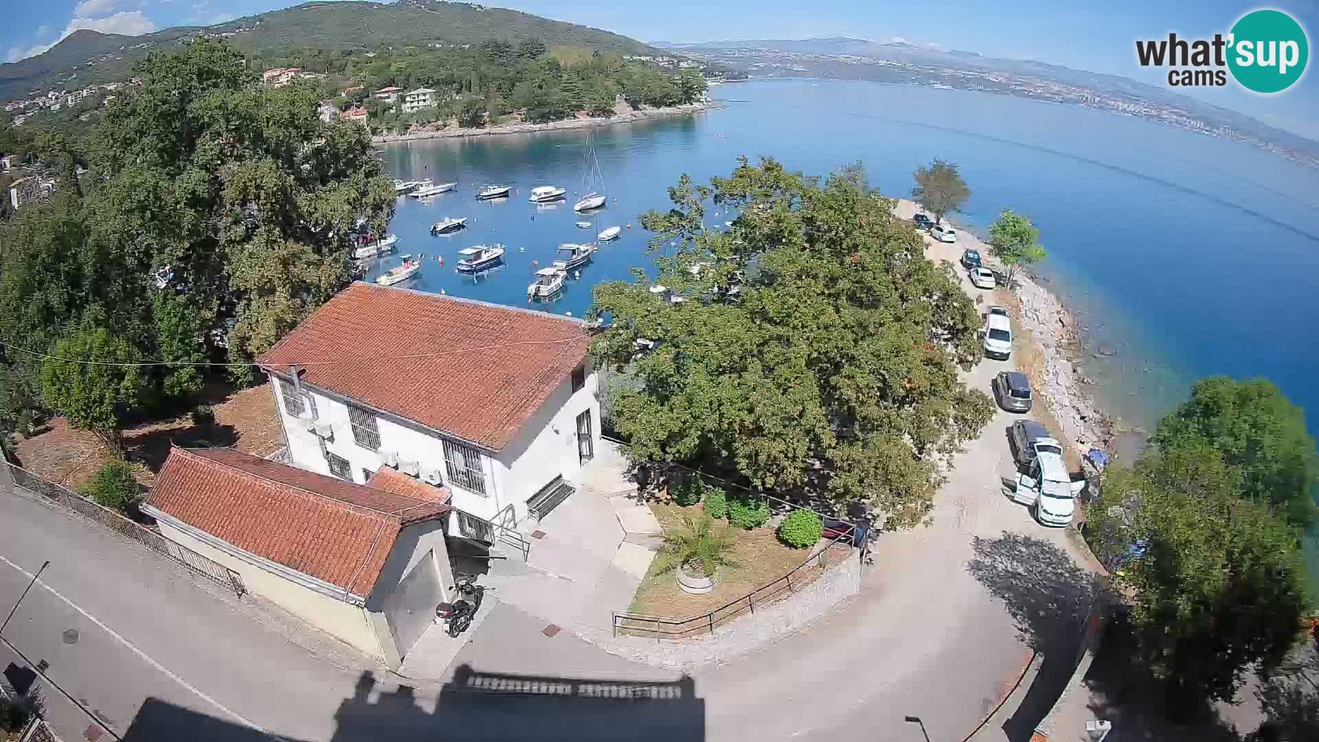 Webcam port d’Ika – Vue en direct et lumières d’Opatija