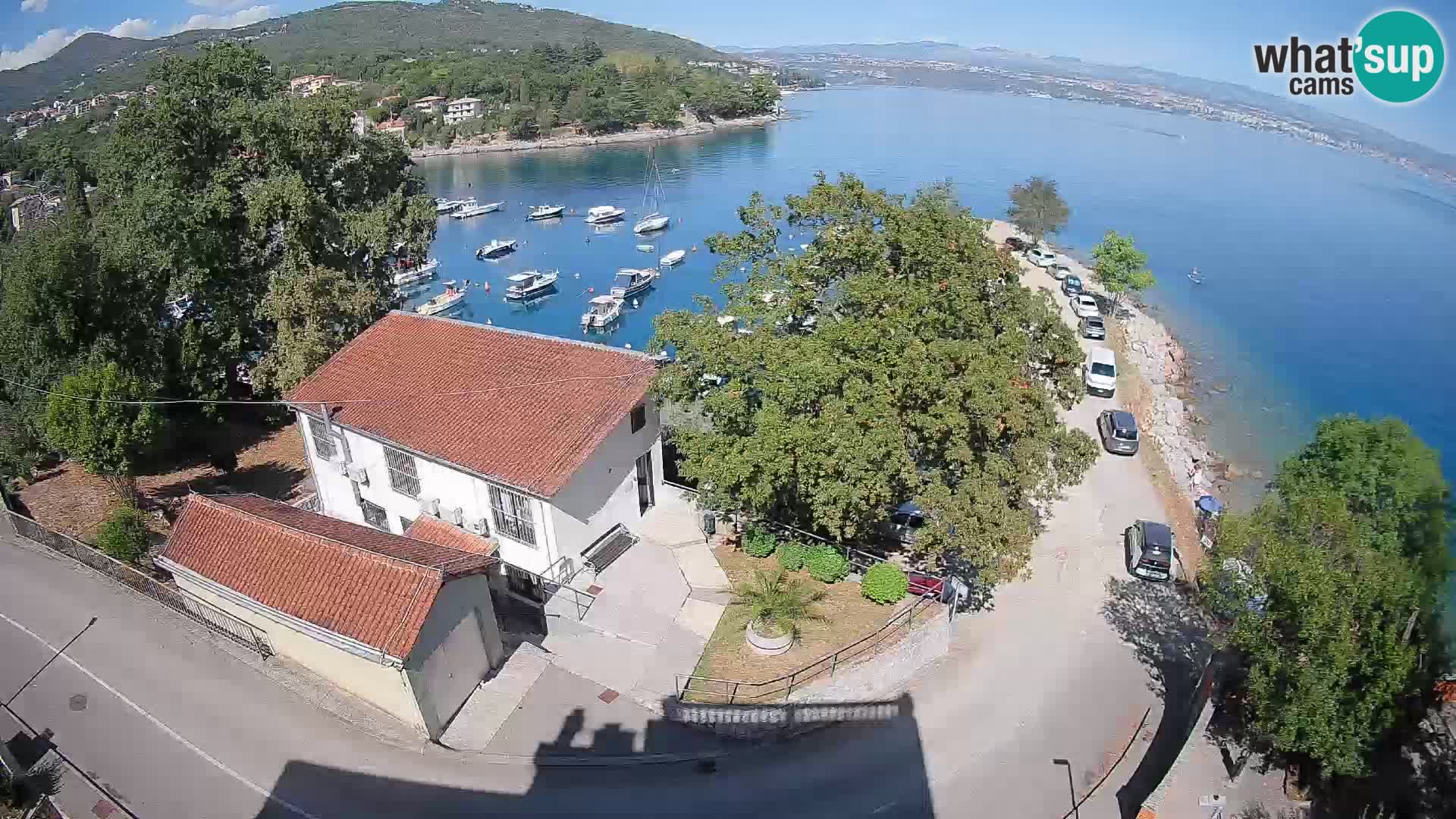 Webcam port d’Ika – Vue en direct et lumières d’Opatija