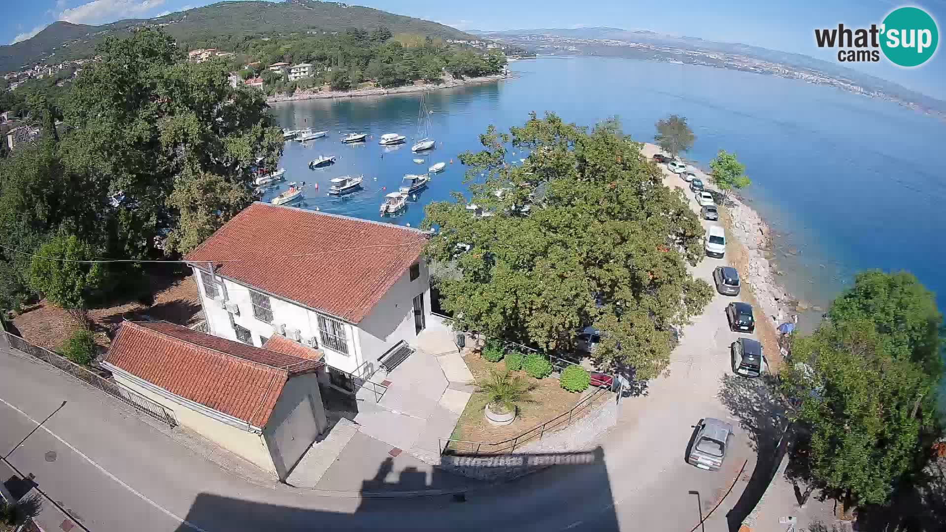Webcam porto Ika – Vista LIVE sul porto e le luci di Opatija