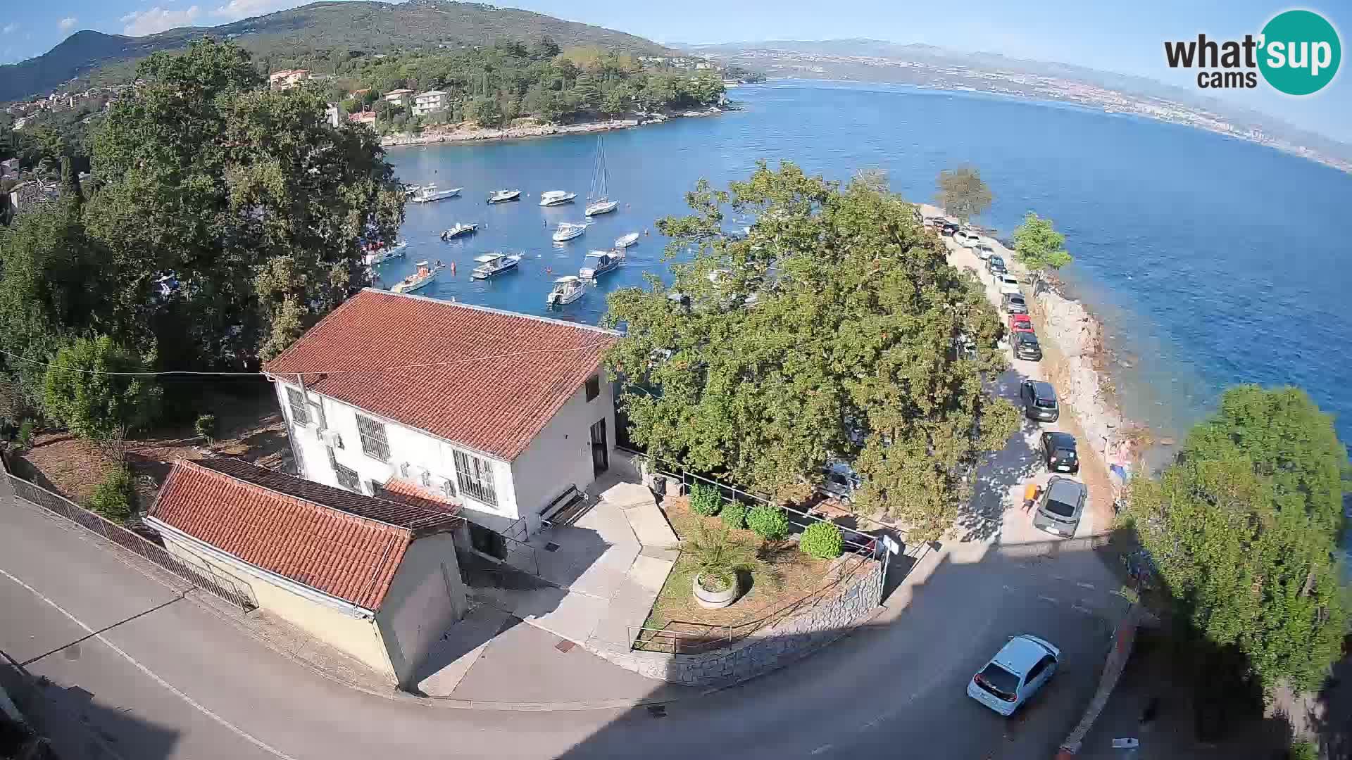 Webcam port d’Ika – Vue en direct et lumières d’Opatija