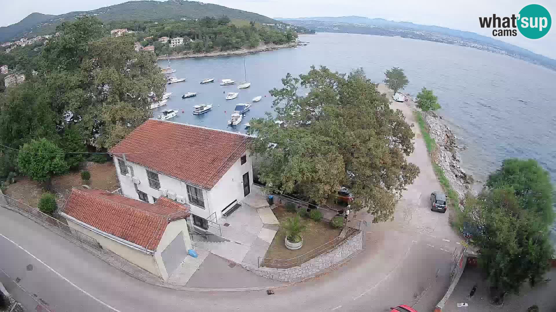 Webcam port d’Ika – Vue en direct et lumières d’Opatija