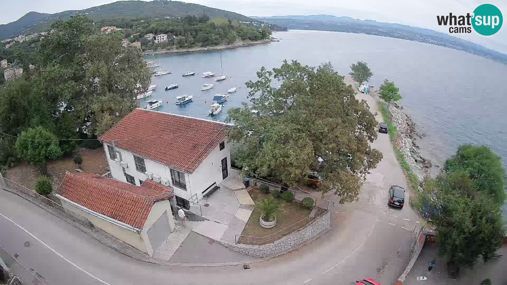 Webcam port d’Ika – Vue en direct et lumières d’Opatija