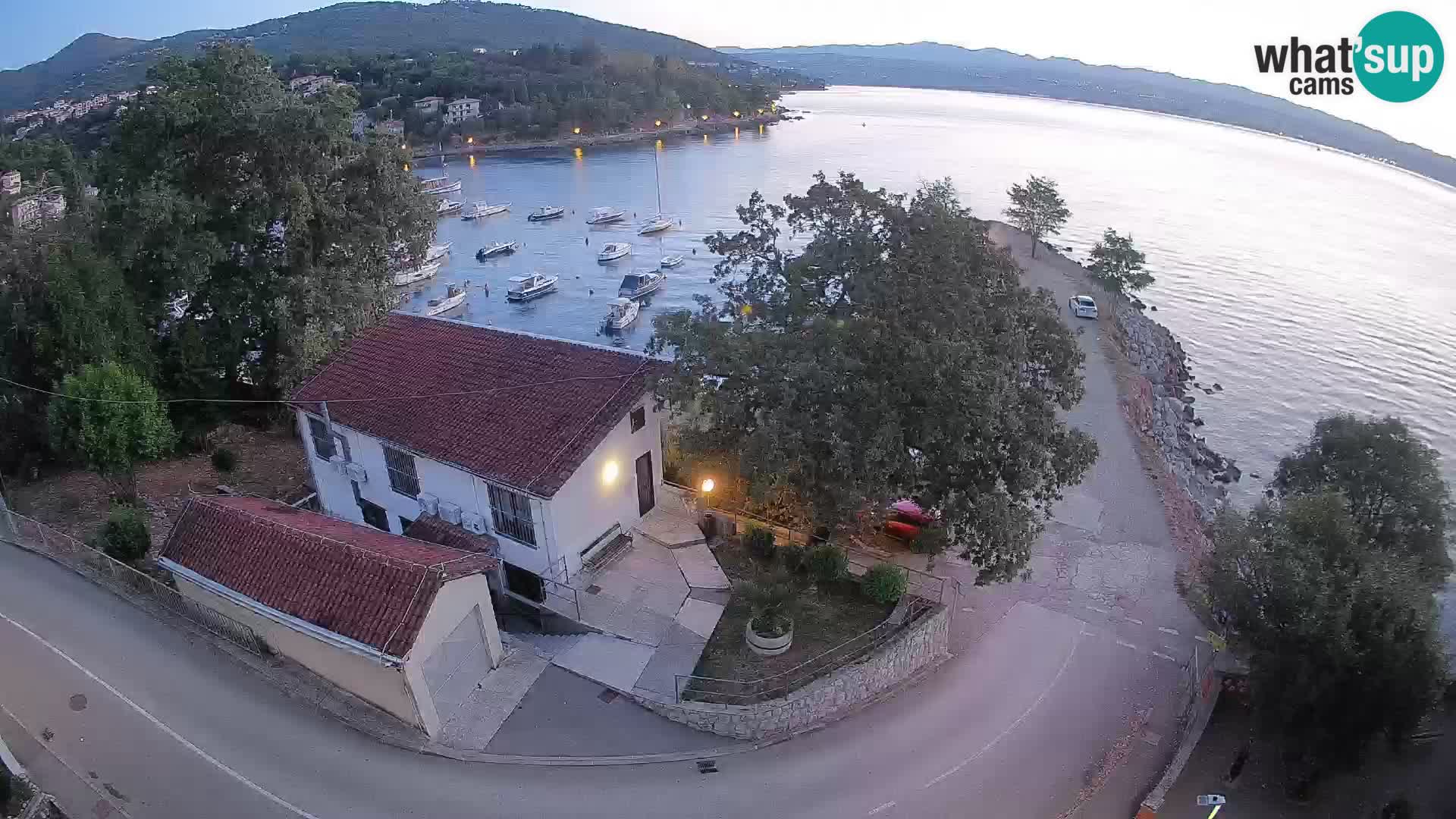 Webcam port d’Ika – Vue en direct et lumières d’Opatija
