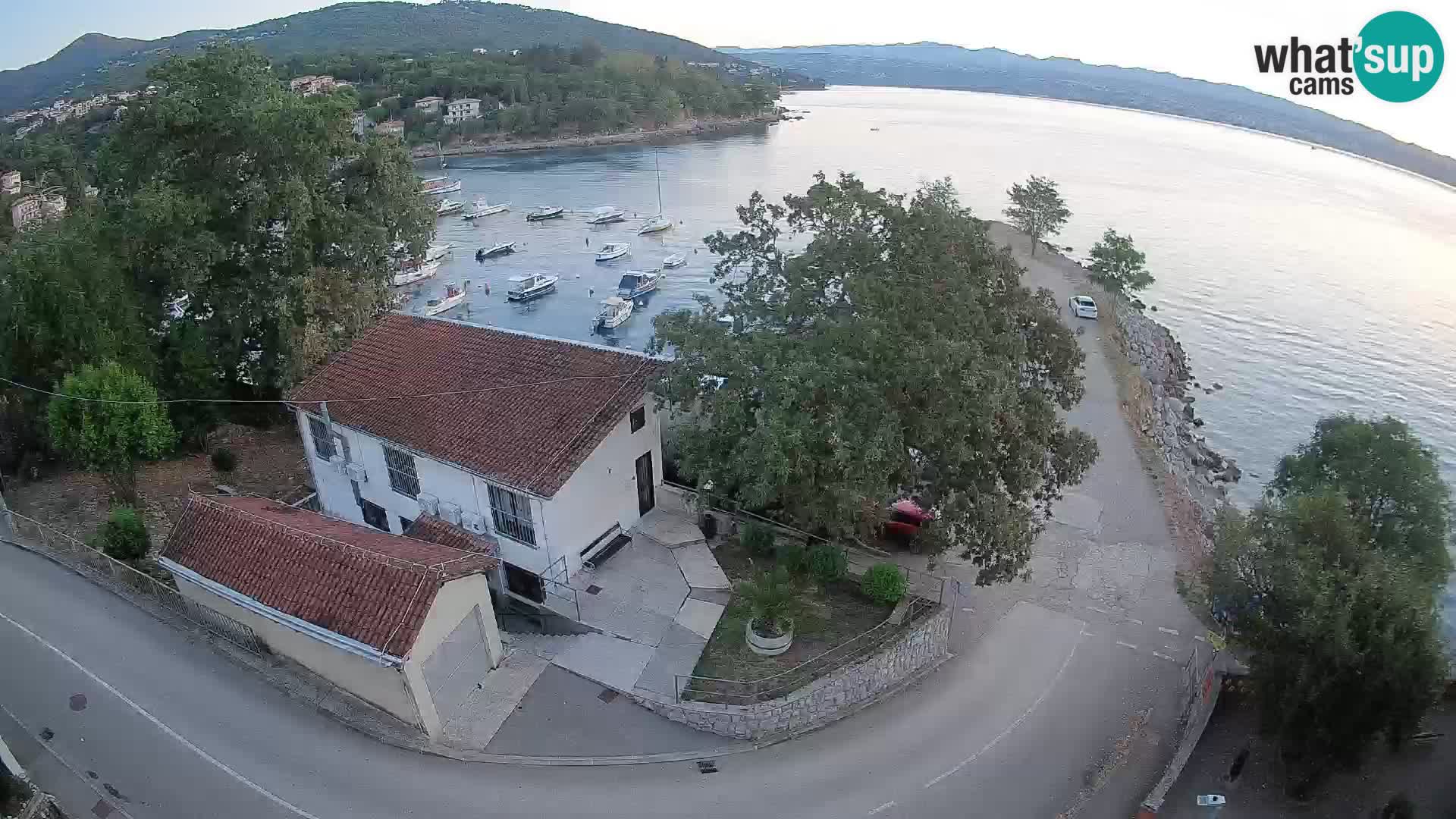 Webcam porto Ika – Vista LIVE sul porto e le luci di Opatija