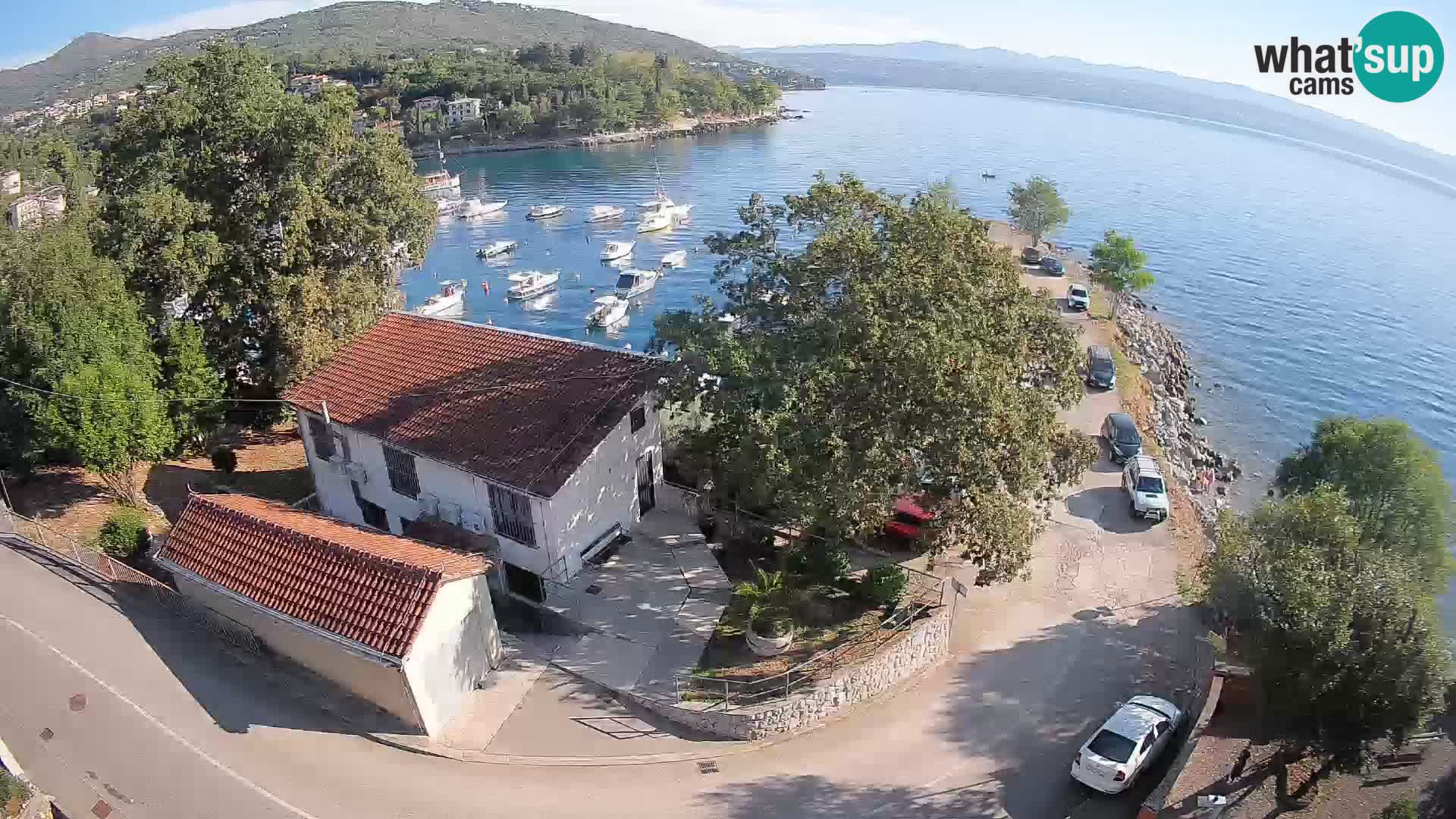 Webcam port d’Ika – Vue en direct et lumières d’Opatija